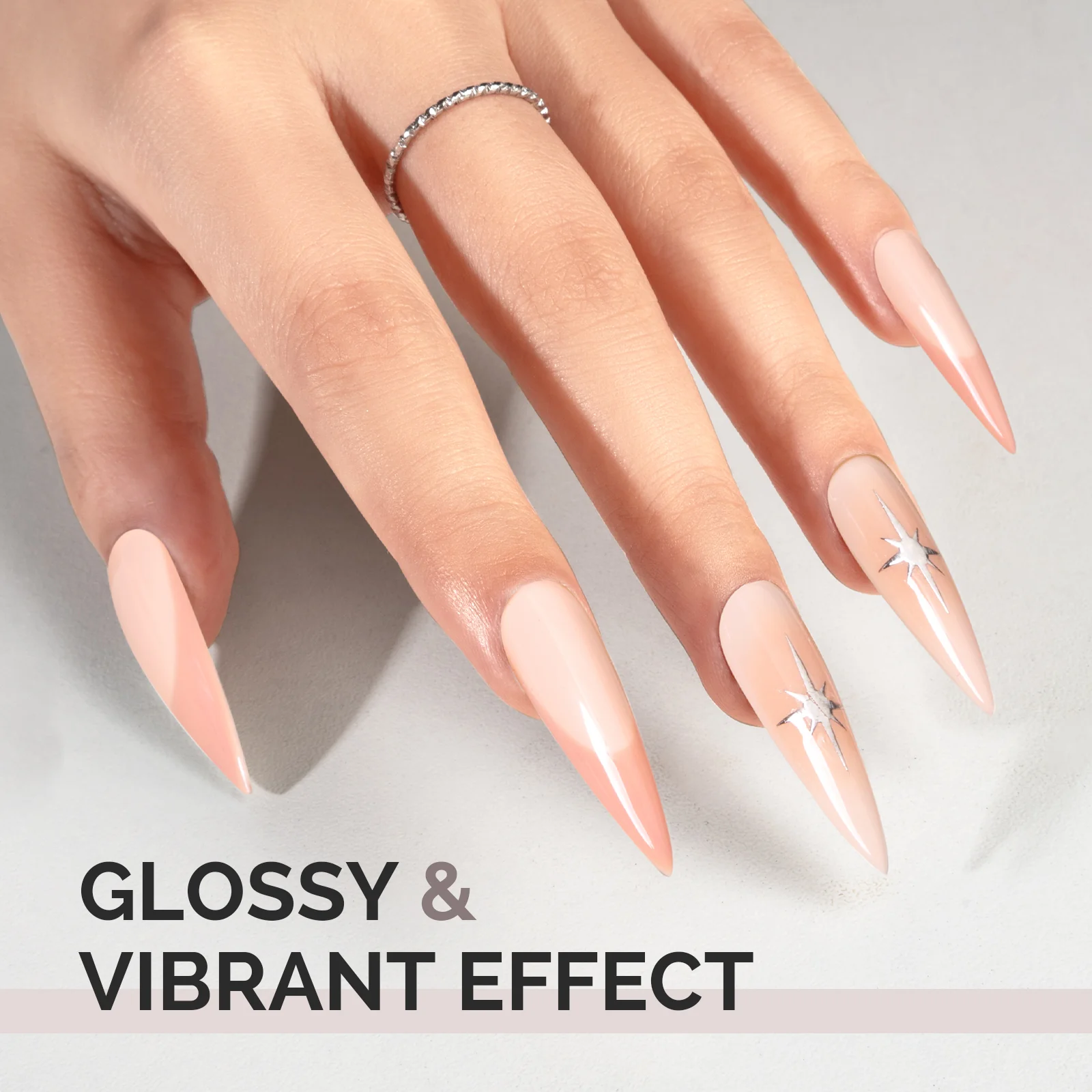 A2401 Nude Pink - TPO-Free Faster UV Curing Gel Nail Polish(15ml) - Image 5