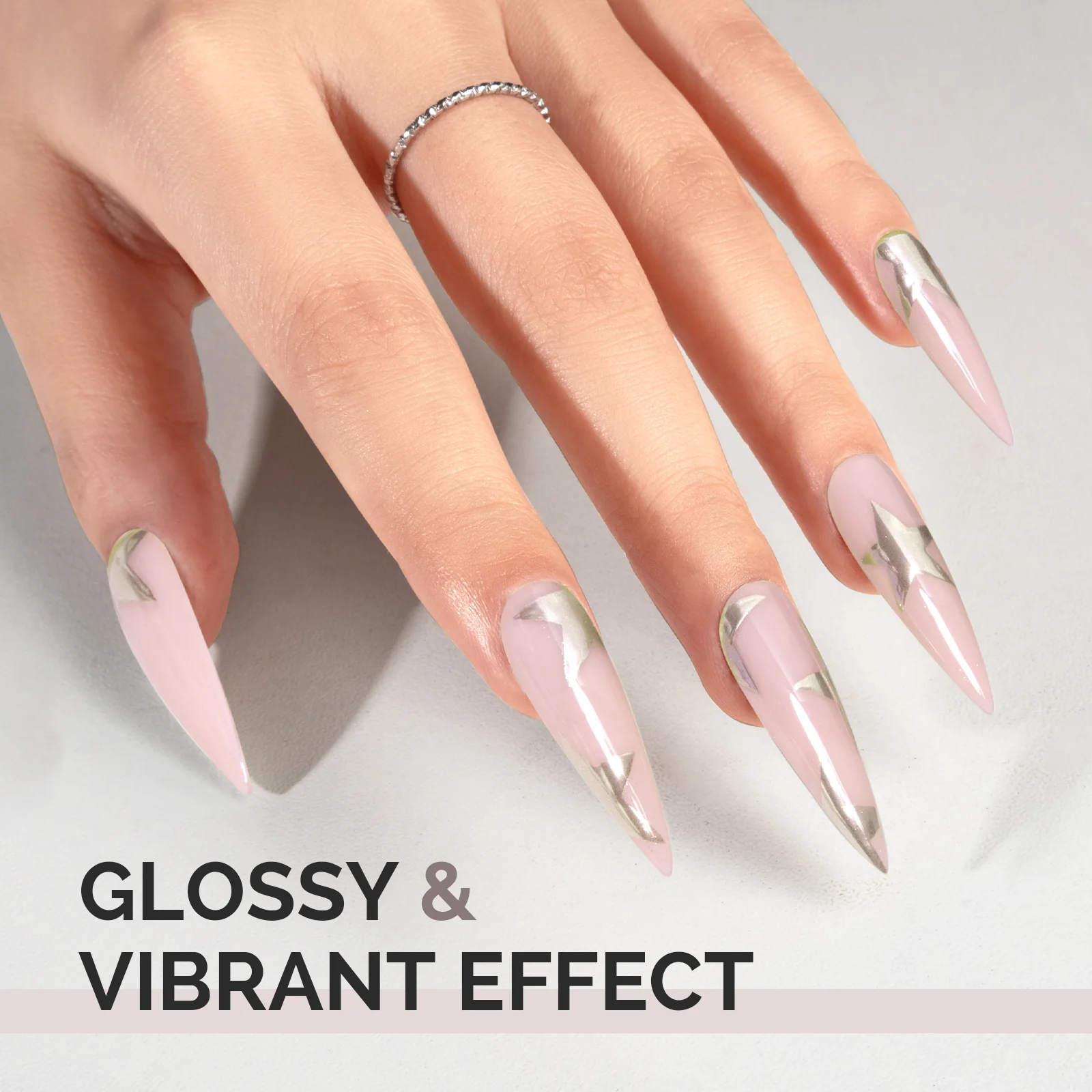 A2402 Milky Pink - TPO-Free Faster UV Curing Gel Nail Polish(15ml) - Image 5