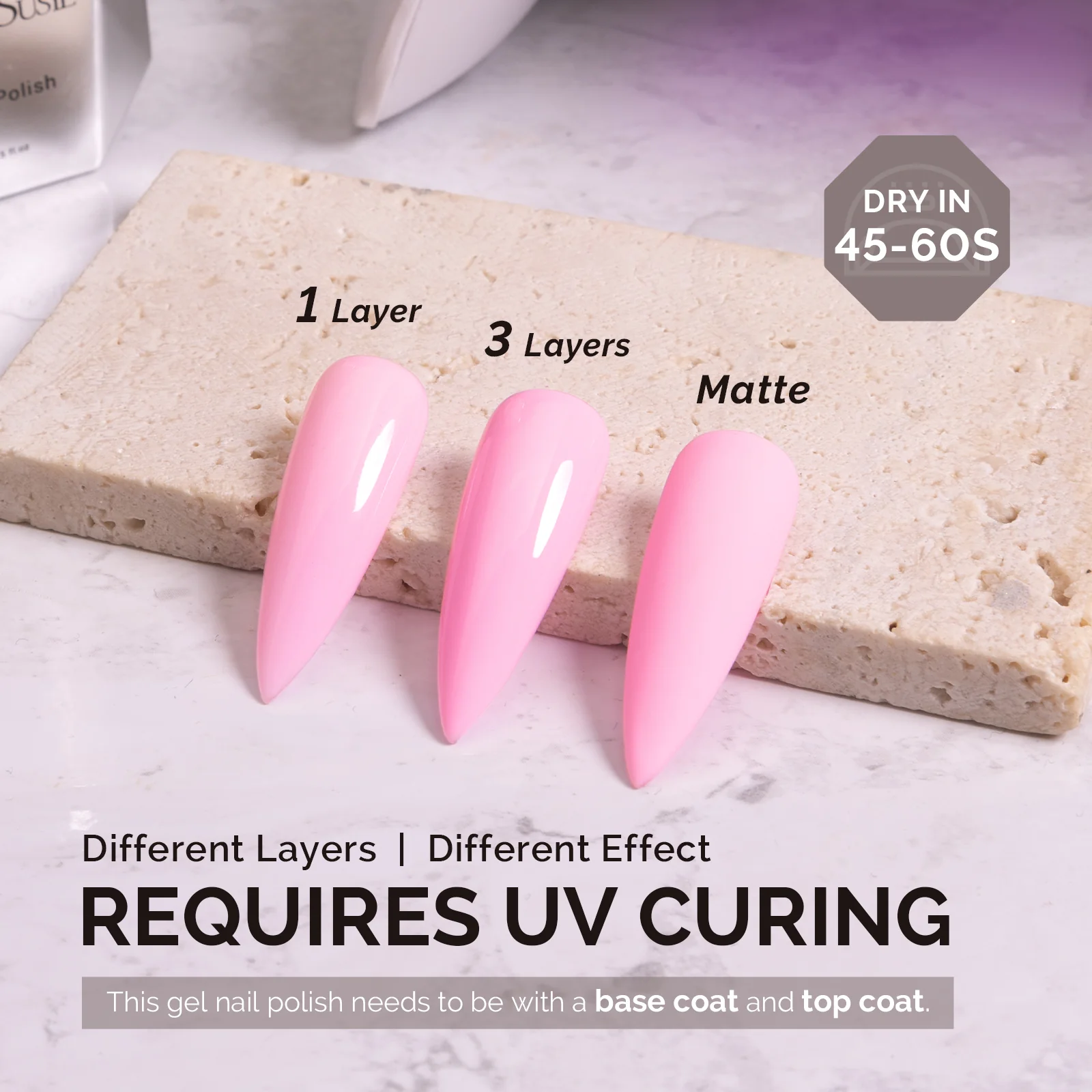 A2605 Party Streamer Pink - TPO-Free Faster UV Curing Gel Nail Polish(15ml) - Image 3