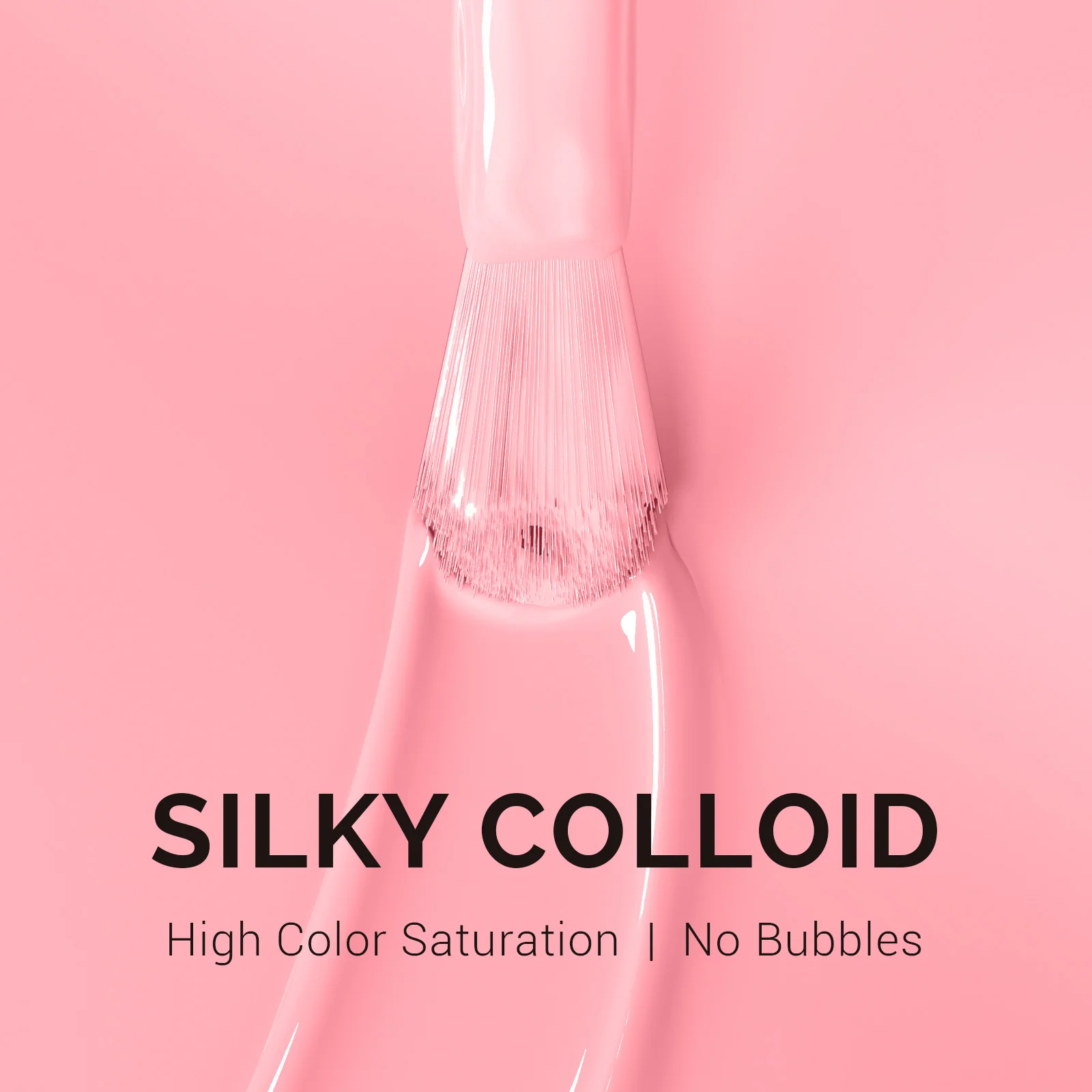 A2609 Light Baby Pink - TPO-Free Faster UV Curing Gel Nail Polish(15ml) - Image 2