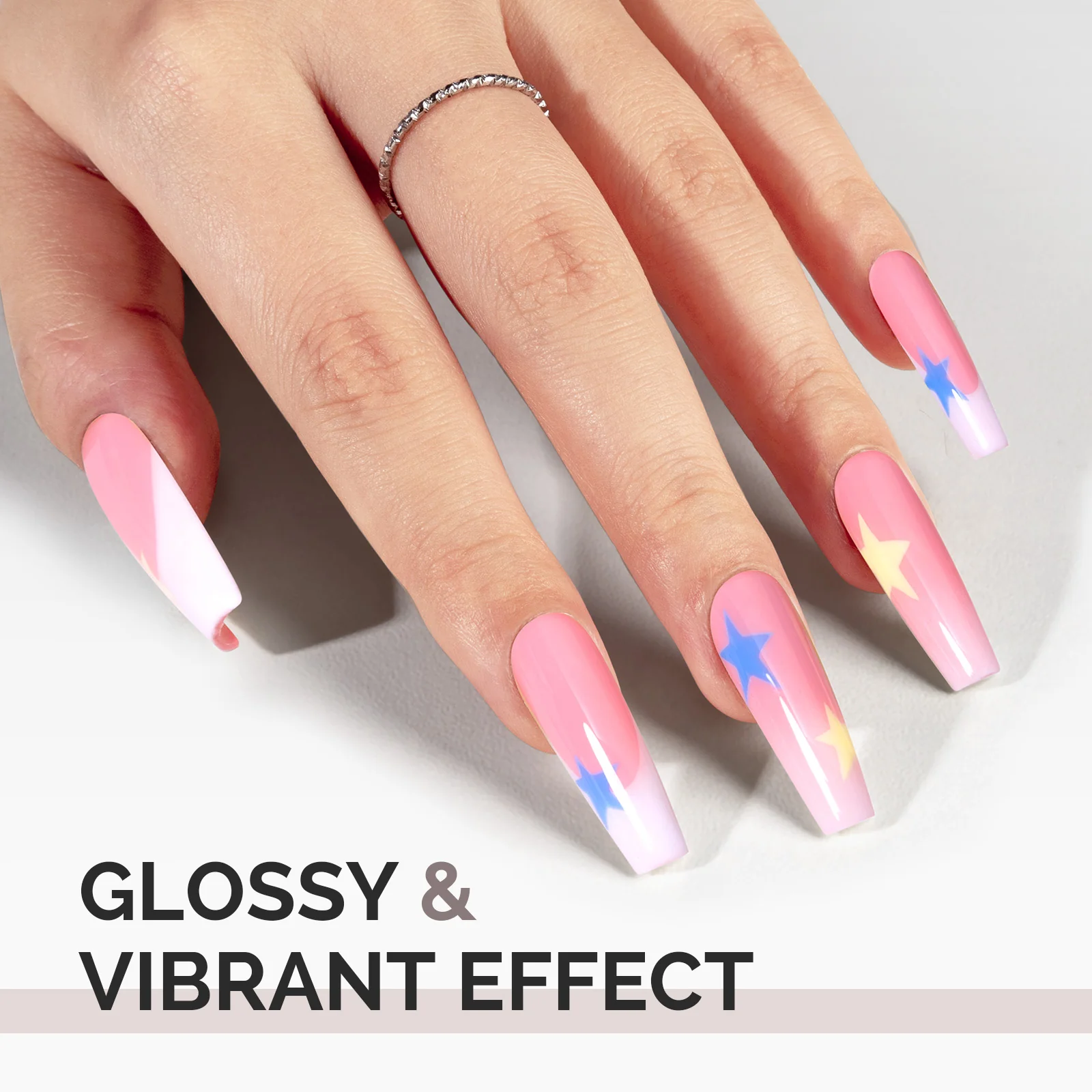 A2609 Light Baby Pink - TPO-Free Faster UV Curing Gel Nail Polish(15ml) - Image 5