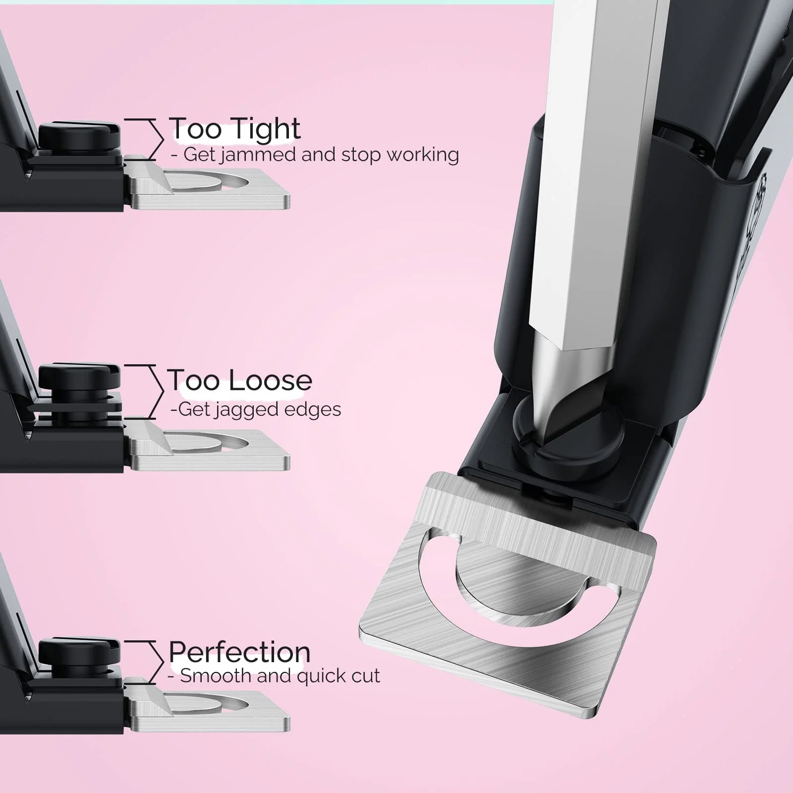 Acrylic Nail Clippers 4 in 1 Kit-Black - Image 5
