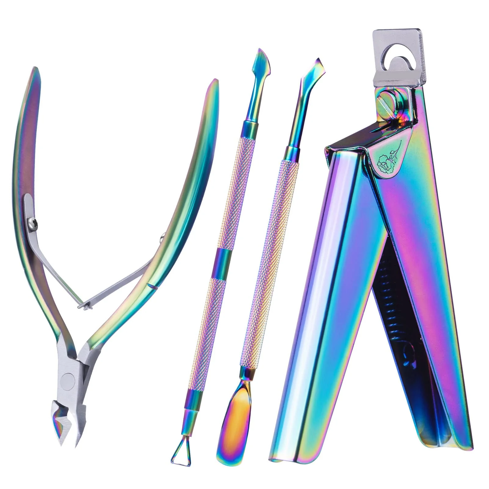 Acrylic Nail Clippers 4 in 1 Kit-Black - Image 7
