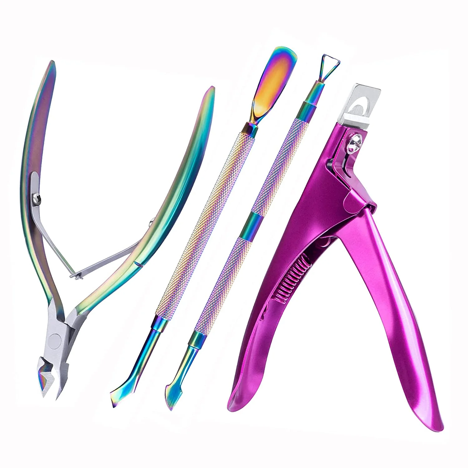 Acrylic Nail Clippers 4 in 1 Kit-Rainbow - Image 10