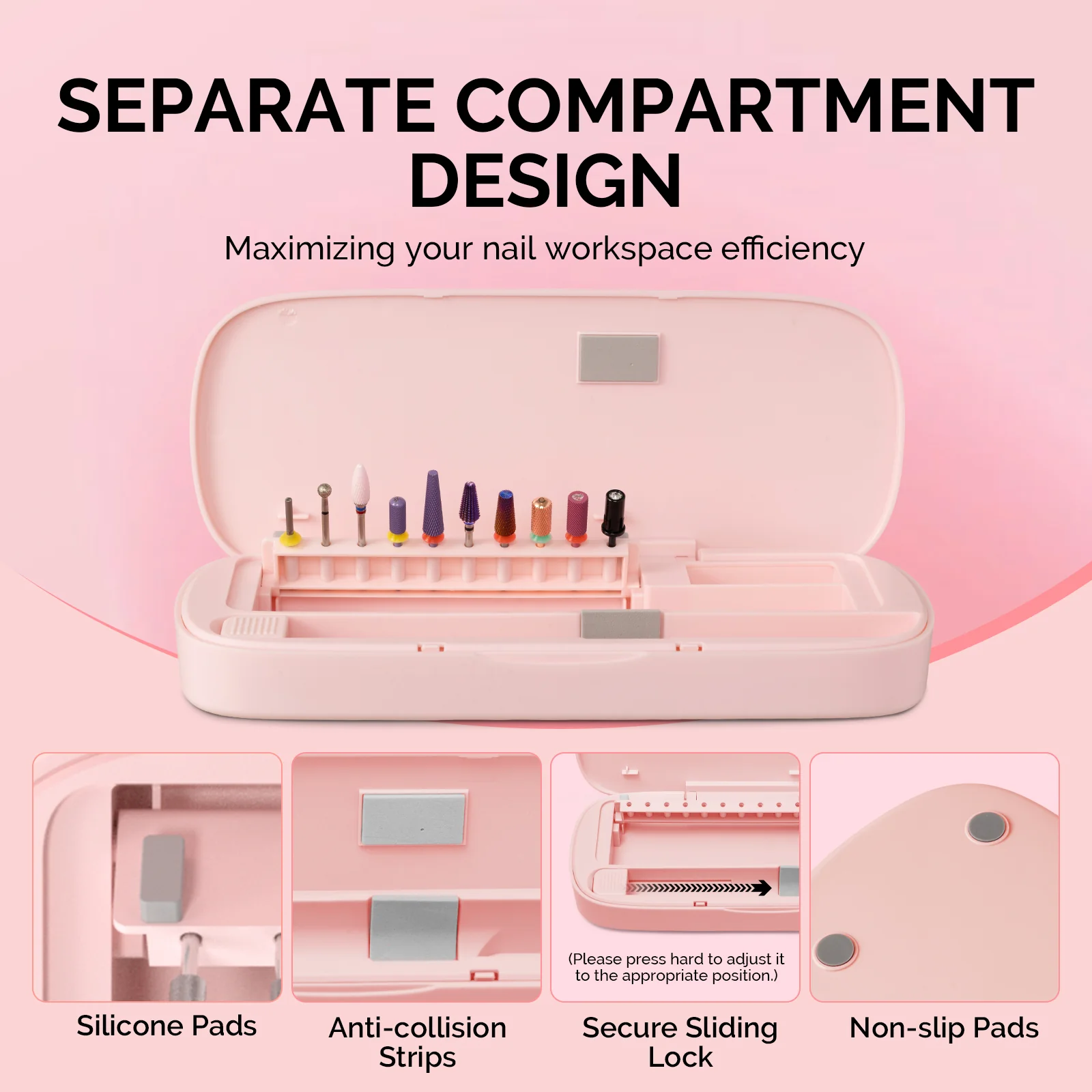 Acrylic Nail Tool Storage Box(ONLY BOX) - Image 3