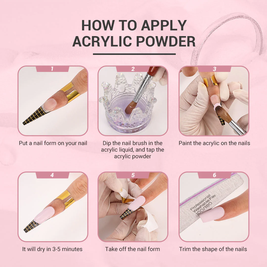 All-In-One Acrylic & Dip Powder - Blush Away - Image 9