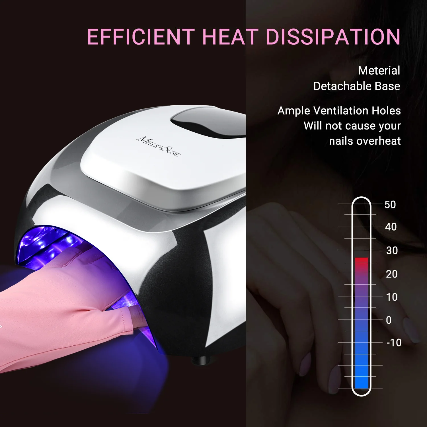 Aurora 4 (S-Pro27T) LED/UV Nail Lamp - Image 7