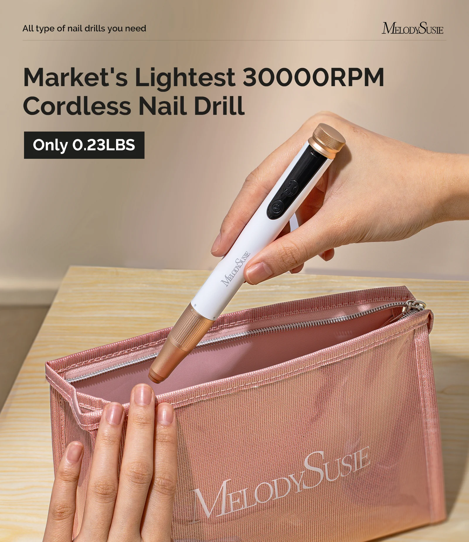 Nail Drill Full Set - Beginner Manicure Kit - Image 3