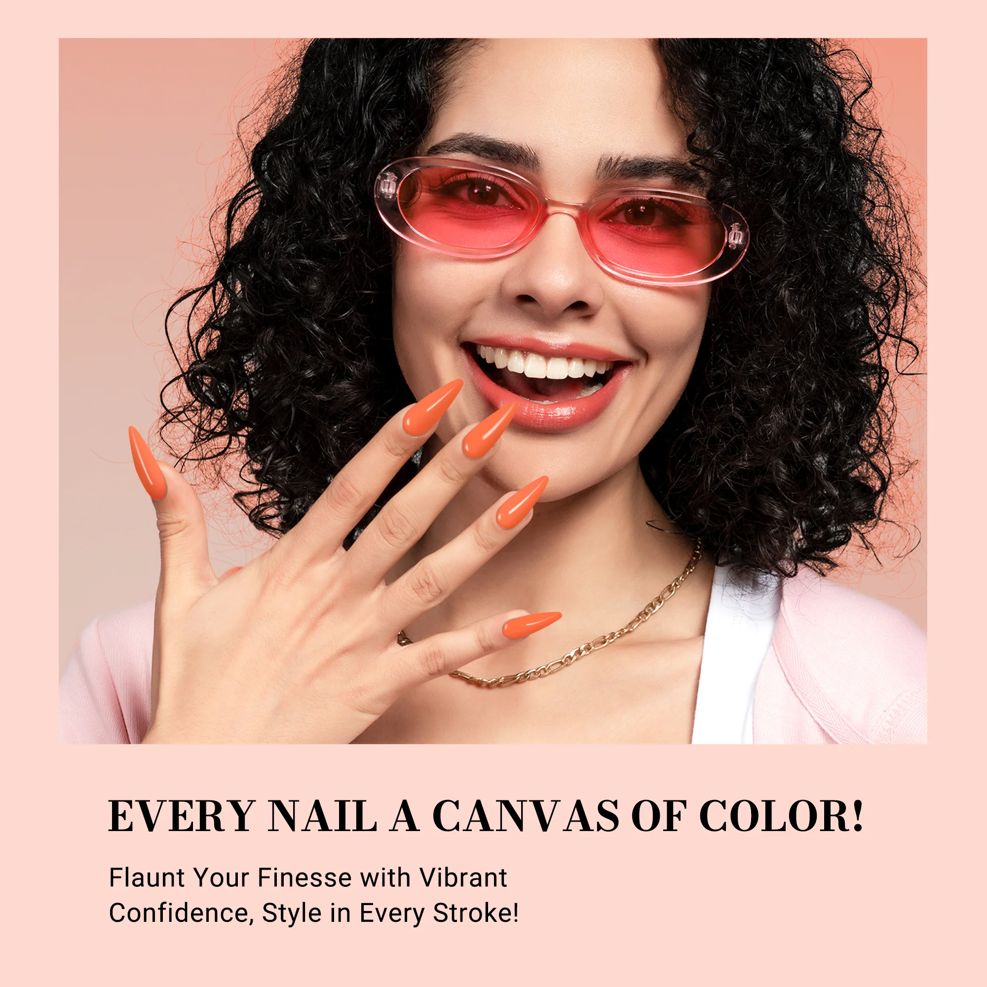 227 Blood Orange - TPO-Free Thick Gel Nail Polish (15ml) - Image 5