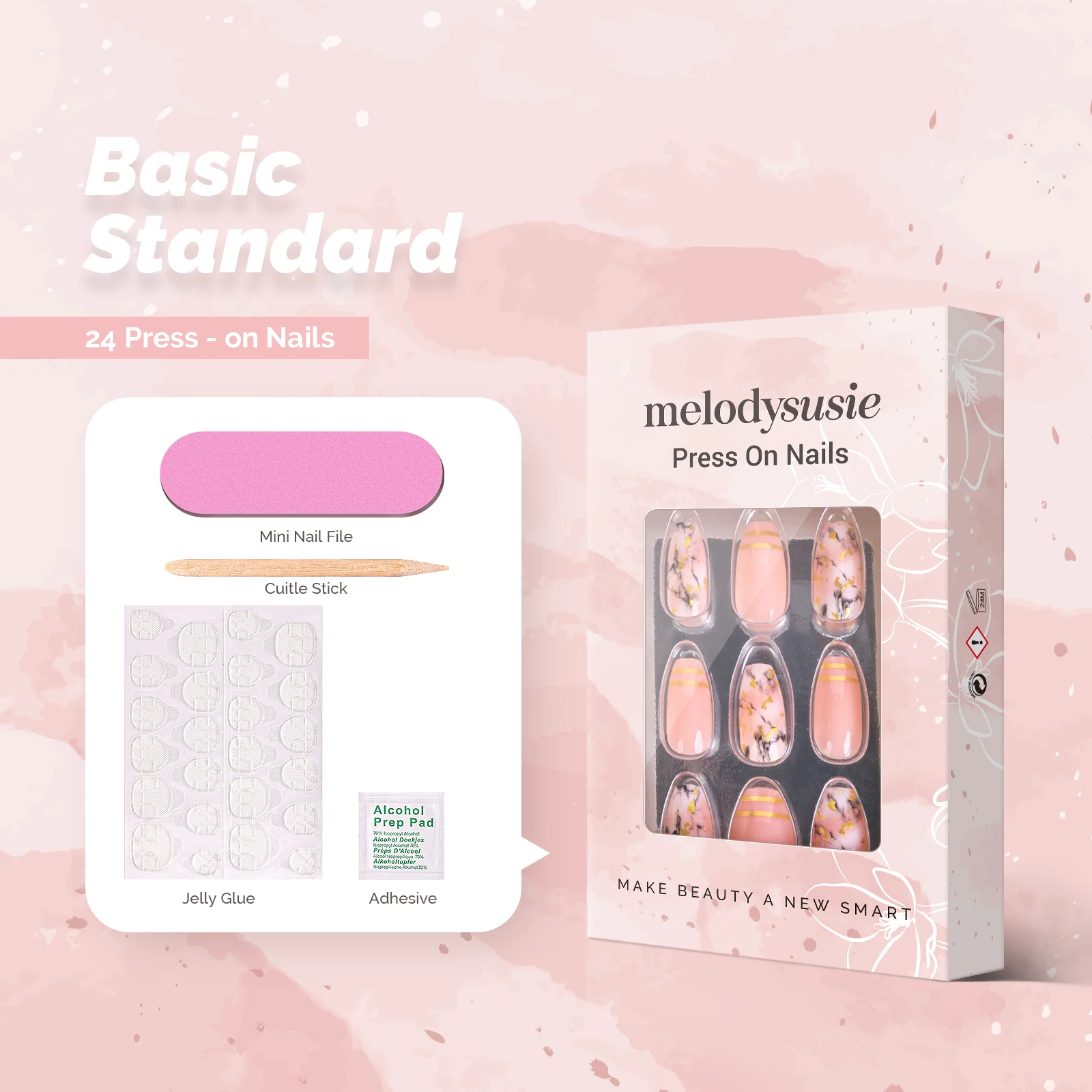 Blossom Acrylic Press On Nails Kits - Image 3