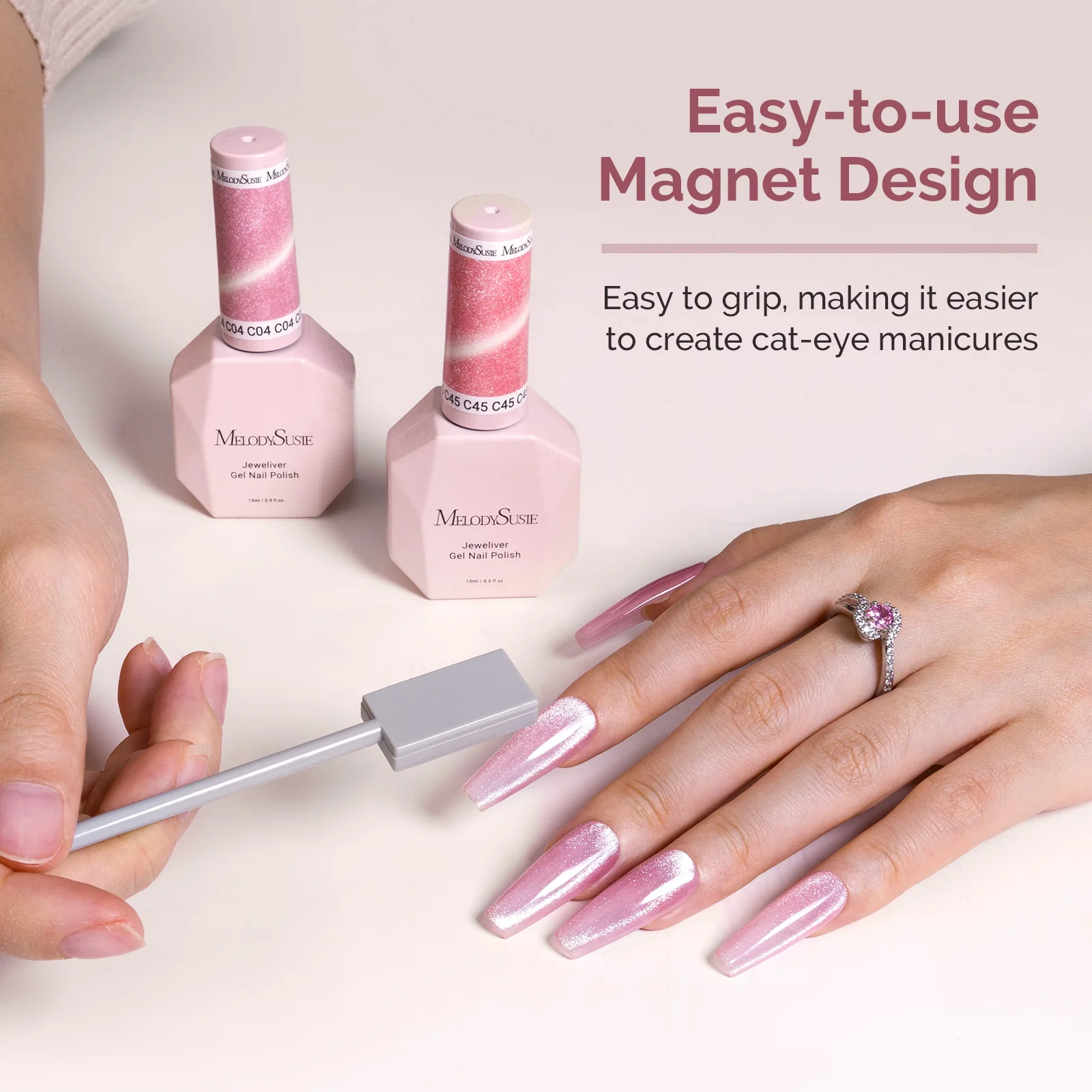 Cat Eye Gel Nail Polish Magnets Set 11 Pcs - Image 4