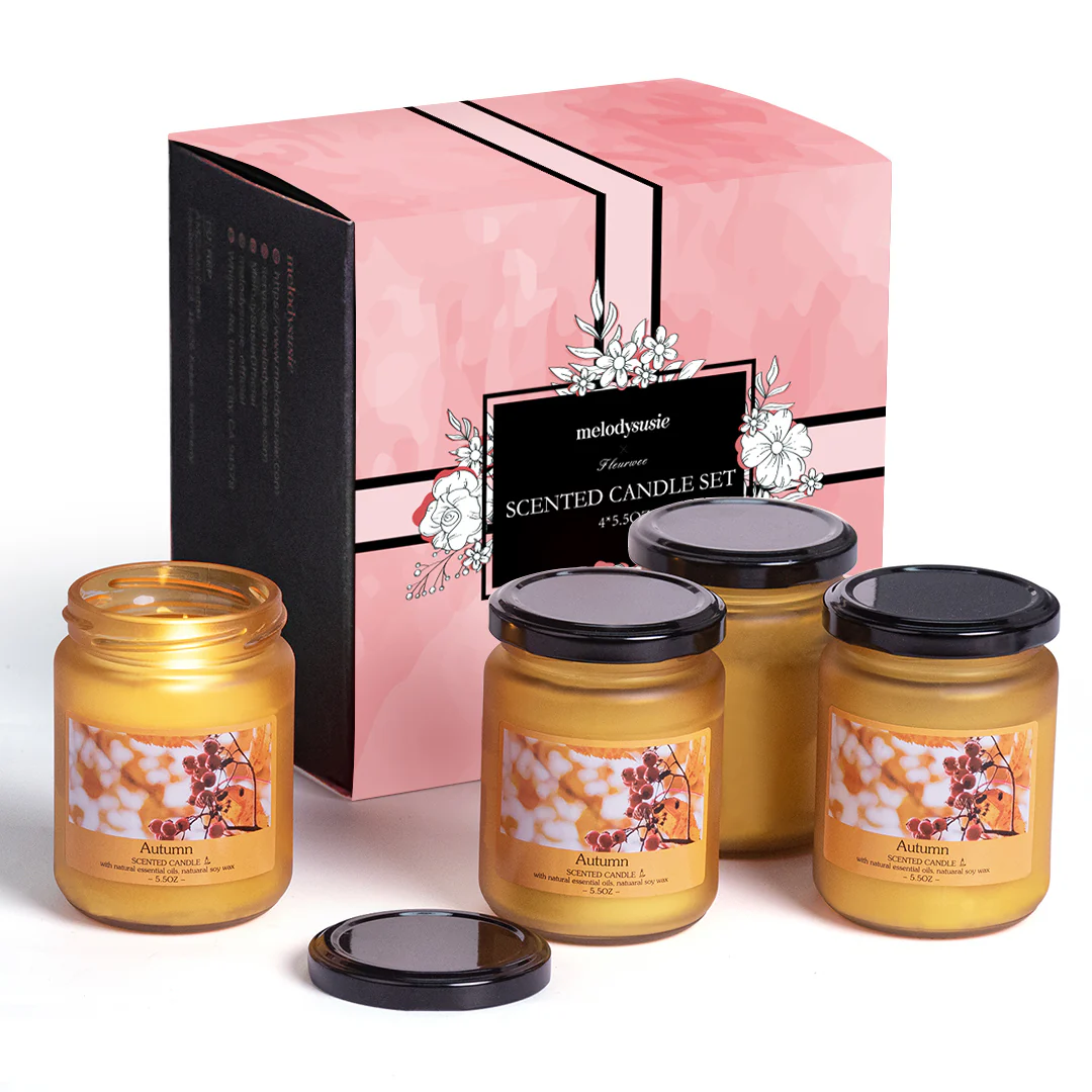 Christmas Holidays Gift Seasonal Scented Candle Set - Image 10