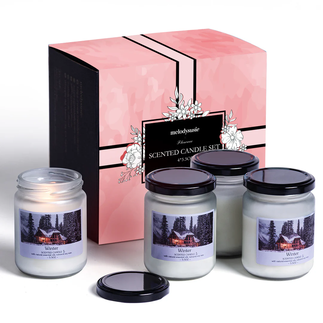 Christmas Holidays Gift Seasonal Scented Candle Set - Image 11