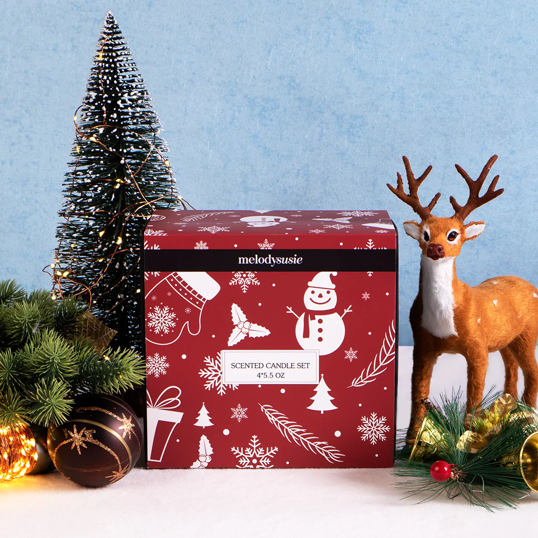 Christmas Holidays Gift Seasonal Scented Candle Set - Image 12