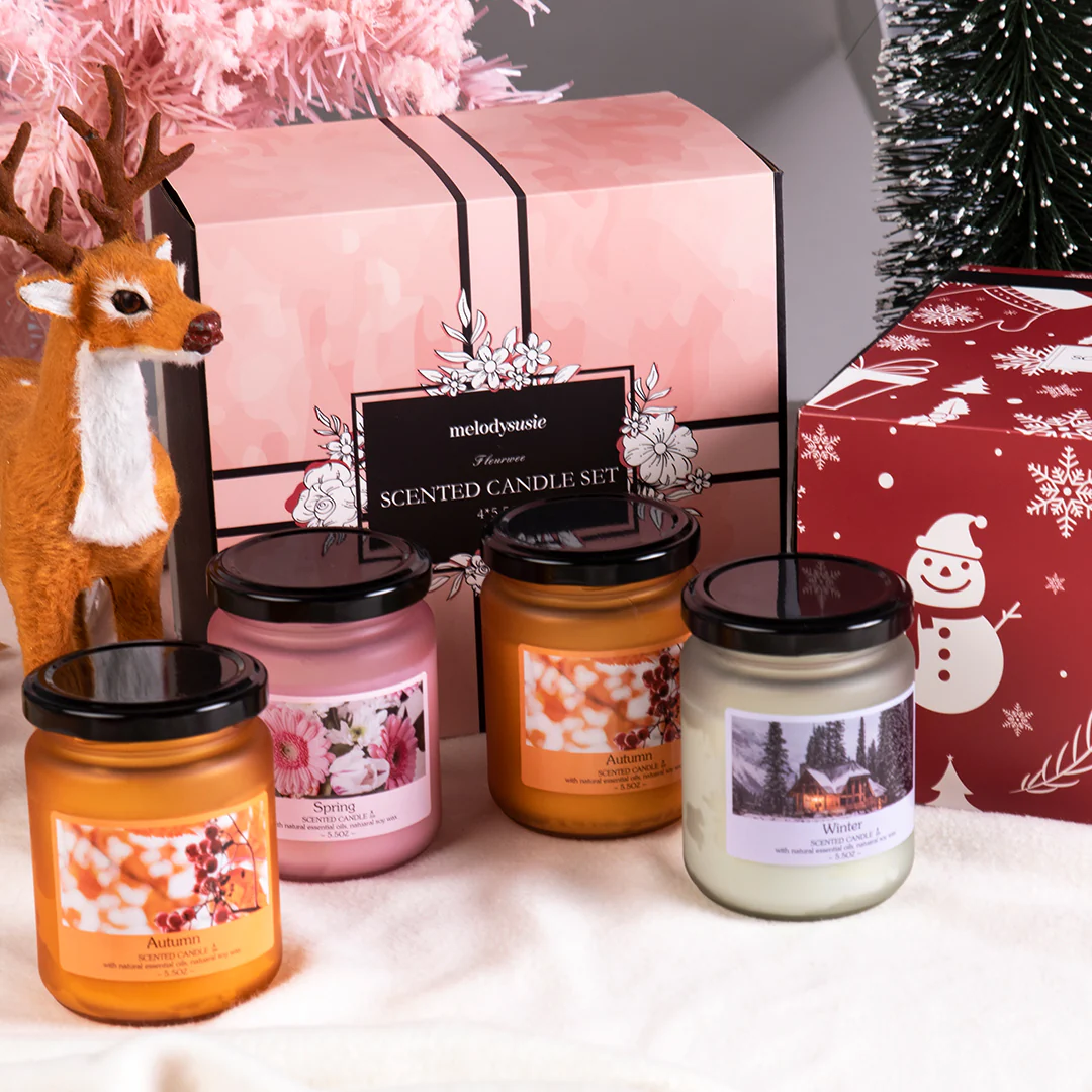Christmas Holidays Gift Seasonal Scented Candle Set - Image 16