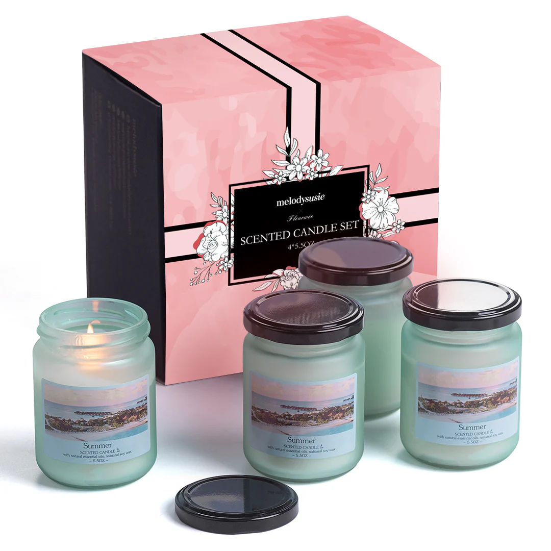 Christmas Holidays Gift Seasonal Scented Candle Set - Image 9
