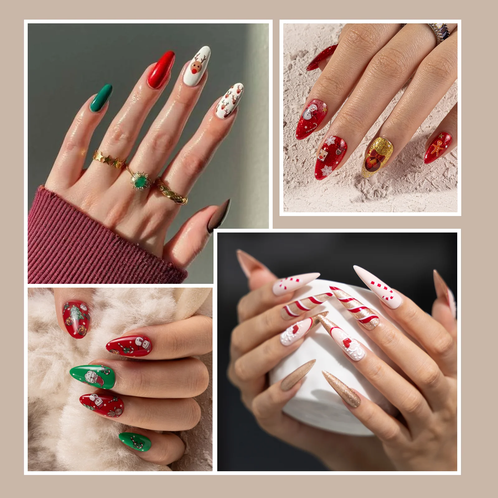 Christmas Nail Art Stickers - Image 3