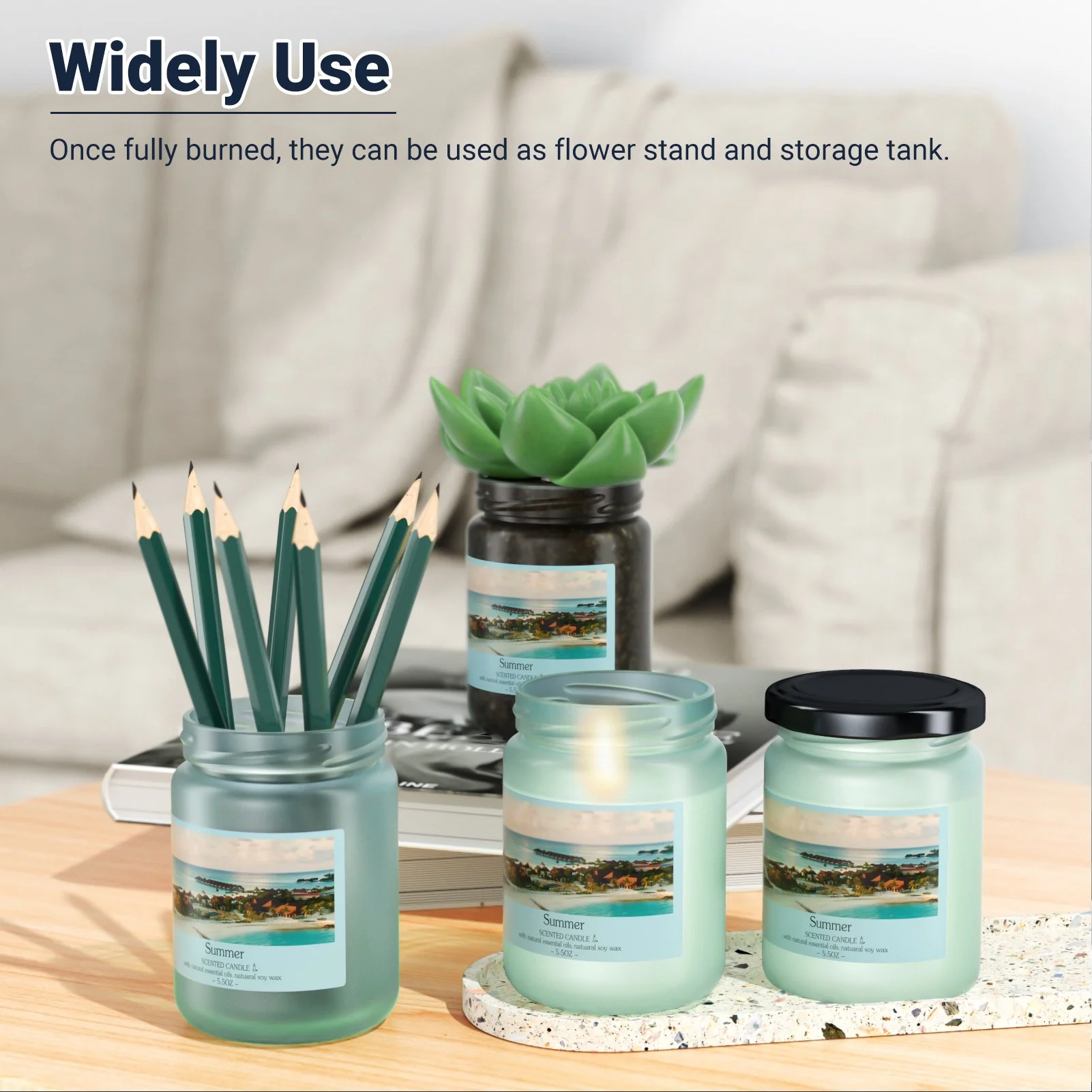 Christmas Seasonal Scented Candle Gift Set - Image 10