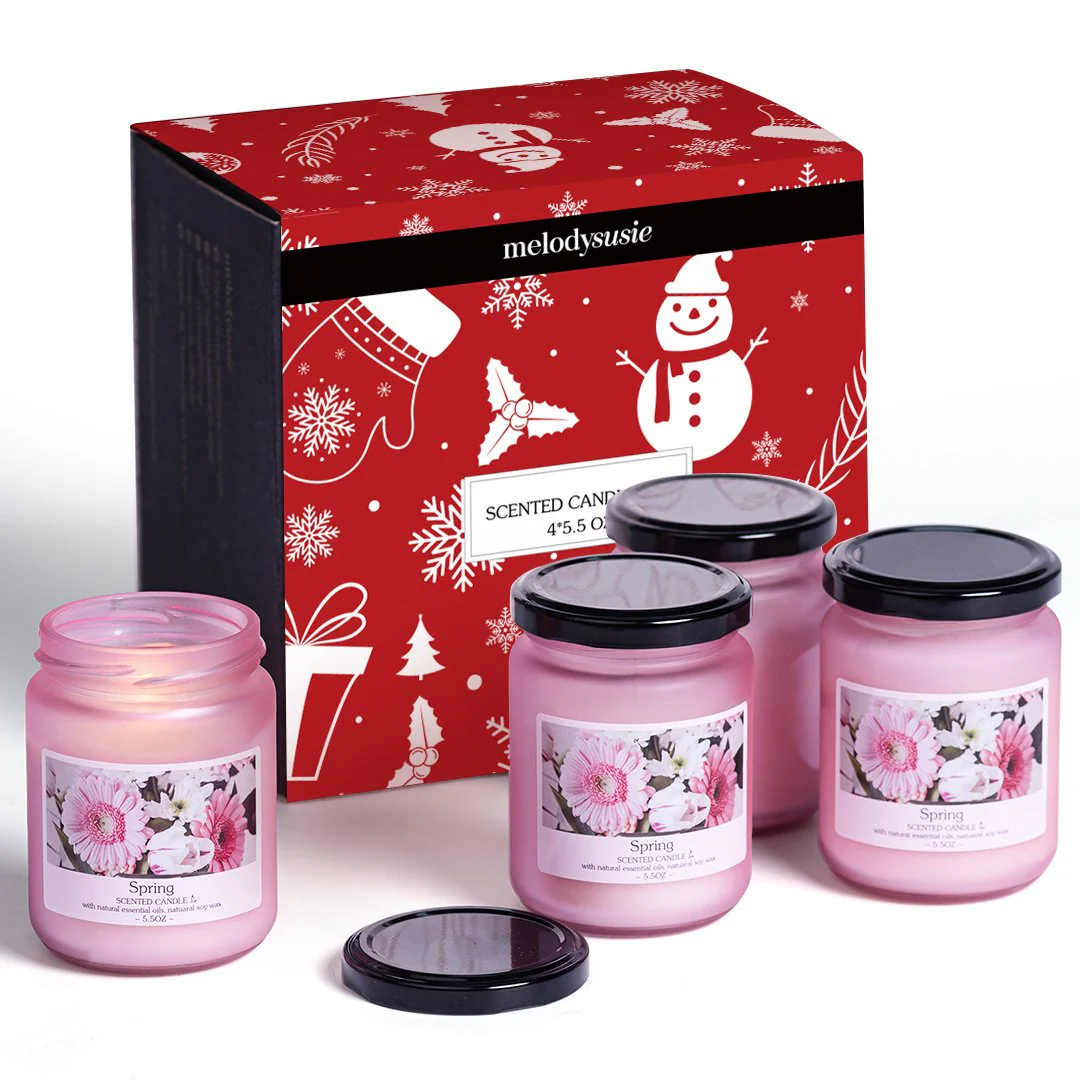 Christmas Seasonal Scented Candle Gift Set - Image 15