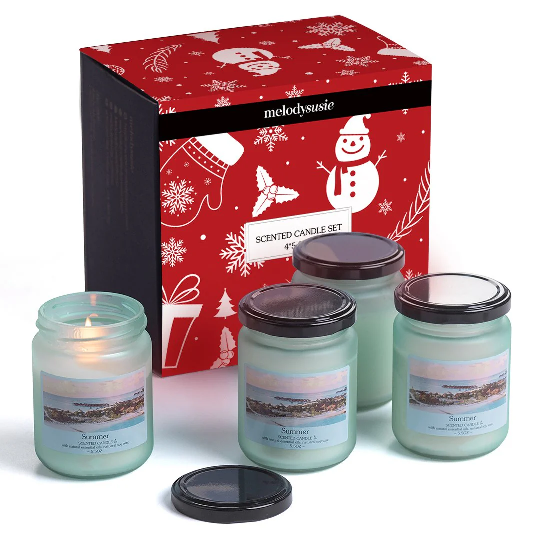 Christmas Seasonal Scented Candle Gift Set - Image 16