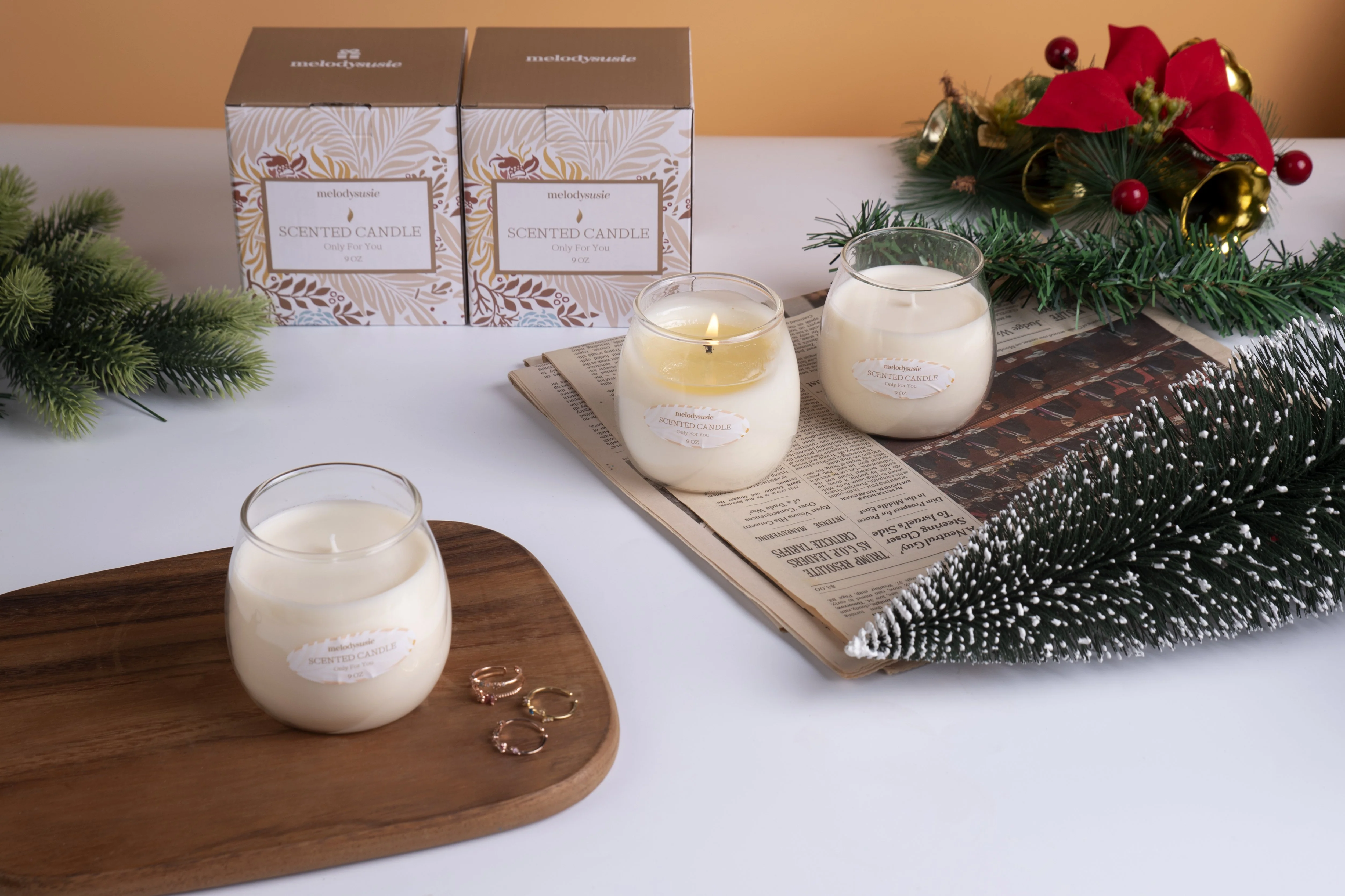 Christmas Seasonal Scented Candle Gift Set - Image 7