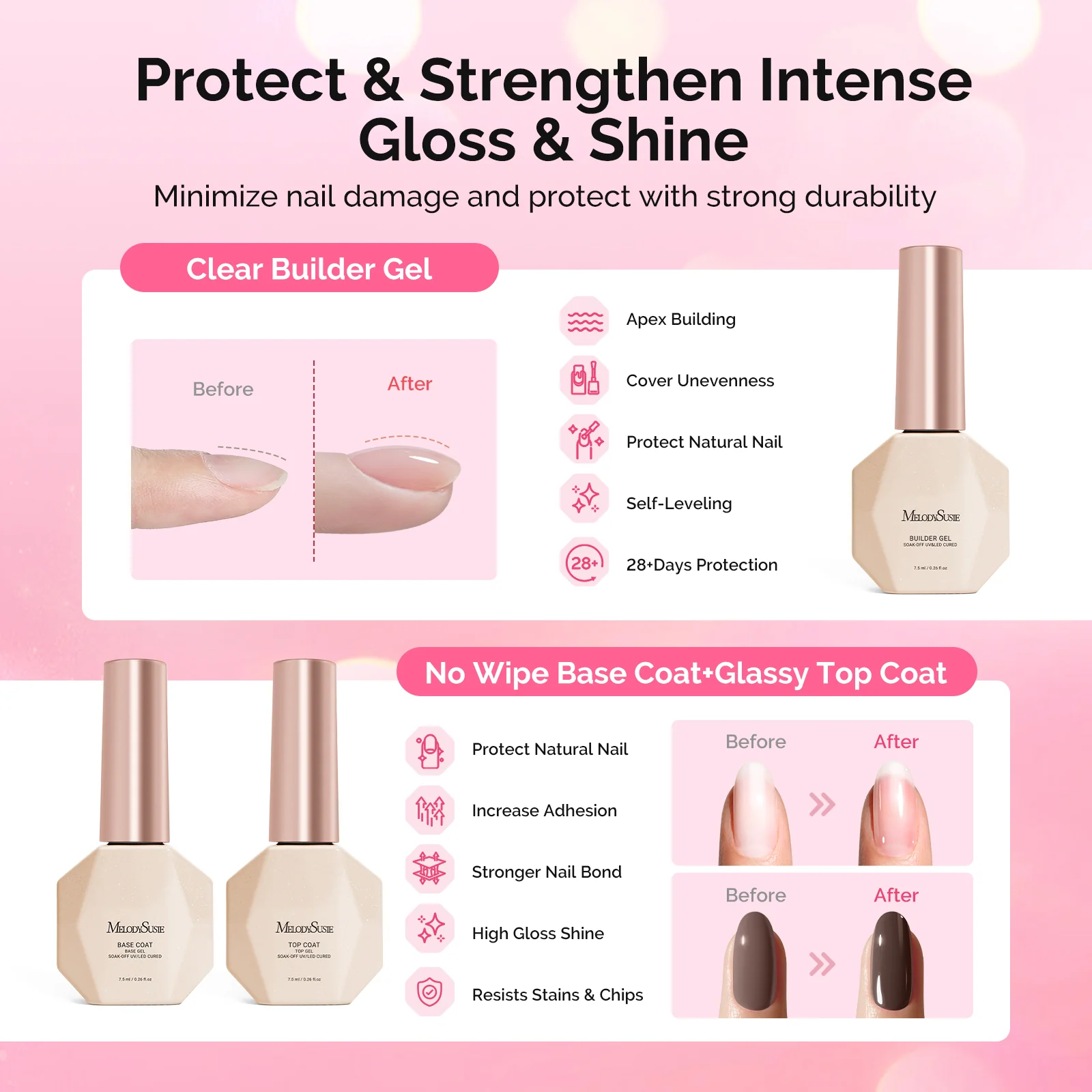 Gel Nail Polish Kit with UV Light P-ART06F - US ONLY - Image 3