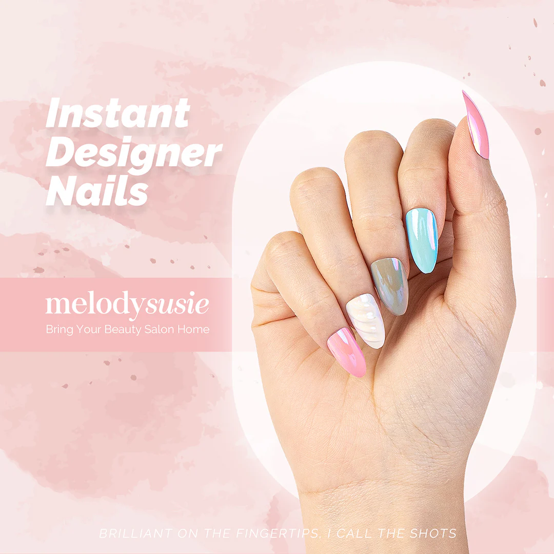 Clear Sky Acrylic Press On Nails Kits - Image 2