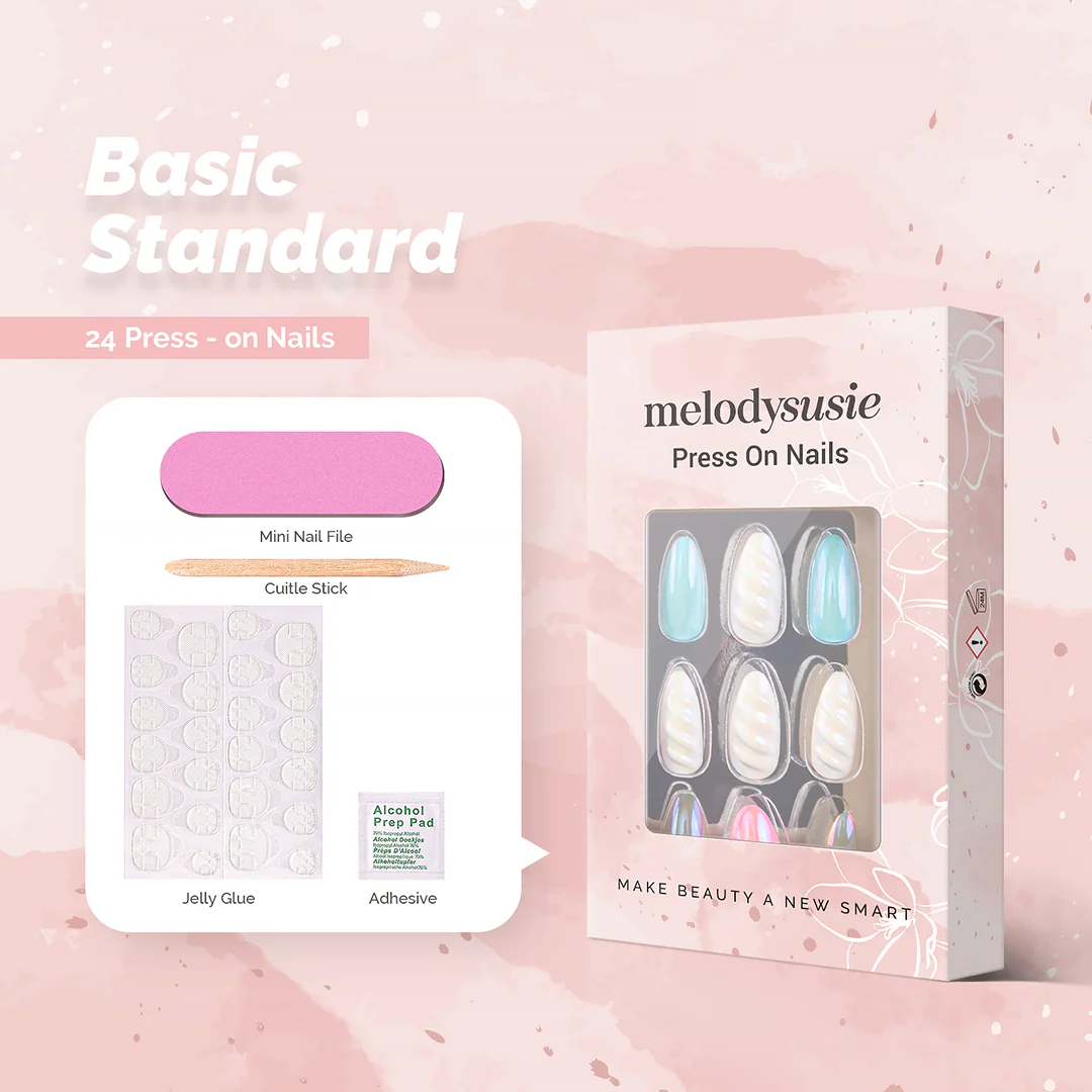 Clear Sky Acrylic Press On Nails Kits - Image 3