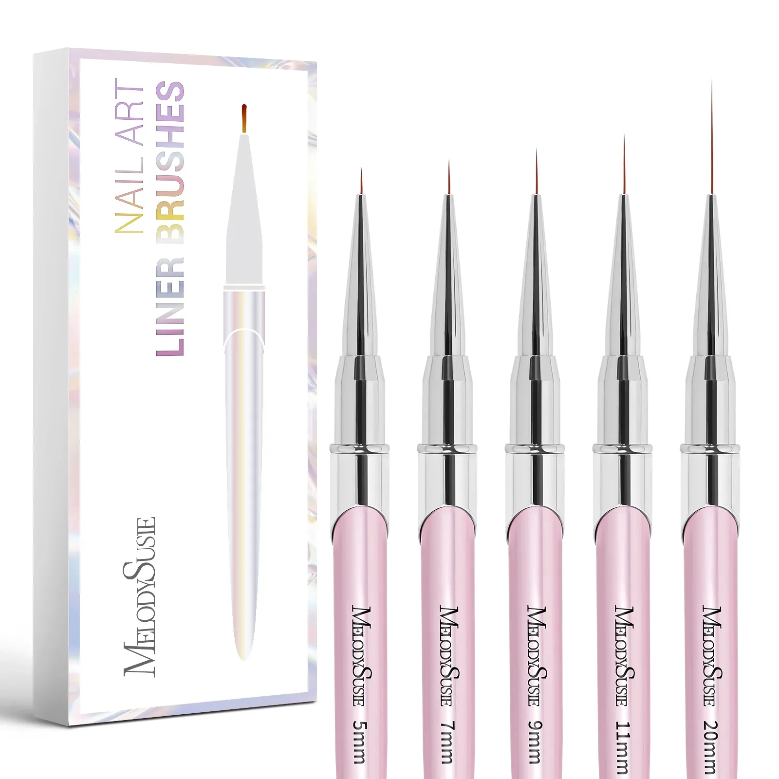 Color Nail Art Brushes Set (6Pcs) - Image 11