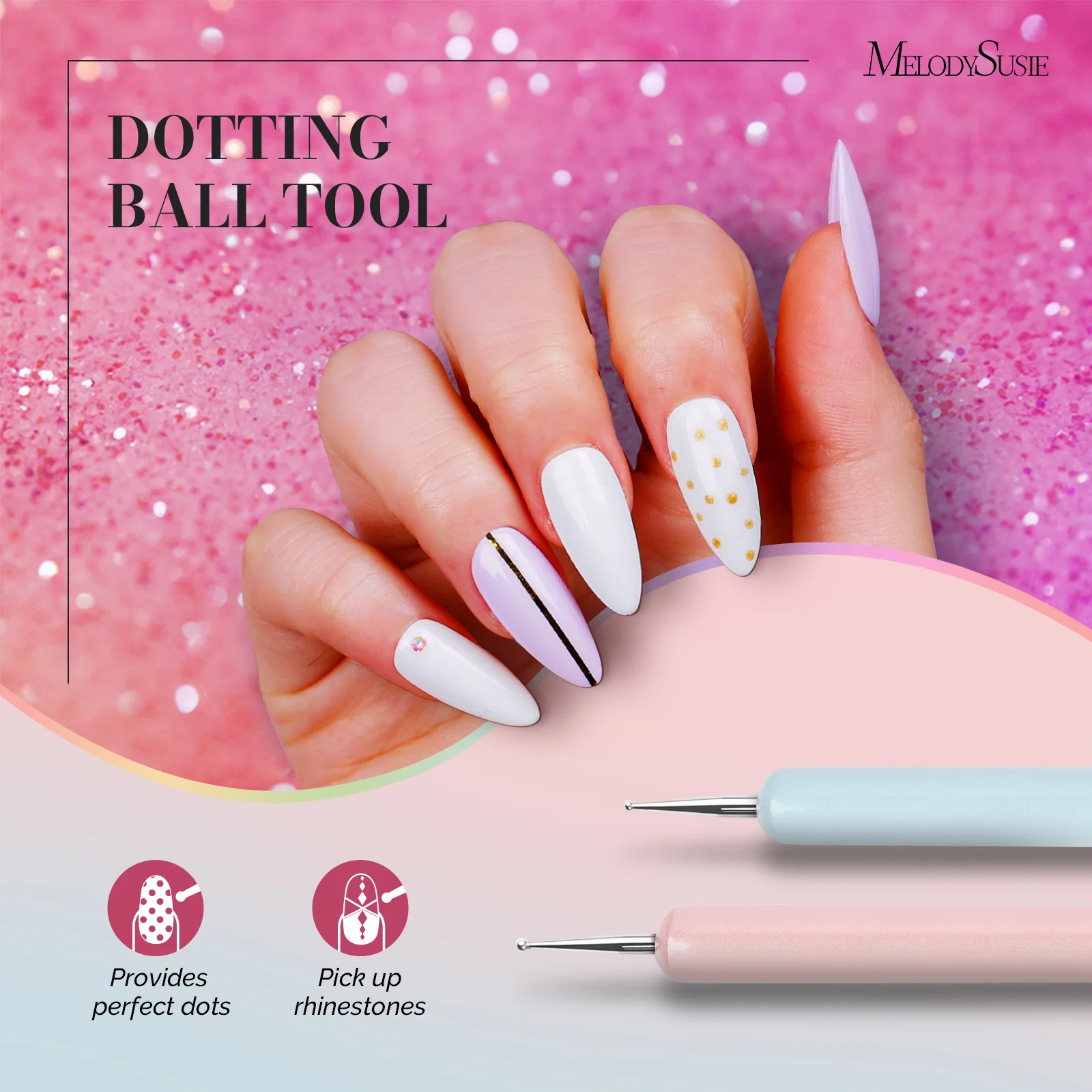 Color Nail Art Brushes Set (6Pcs) - Image 5
