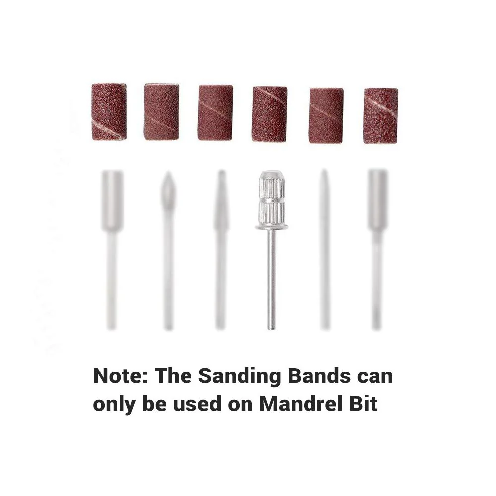 Colorful 100pcs Professional Sanding Bands With Mandrel Drill Bit - Image 11