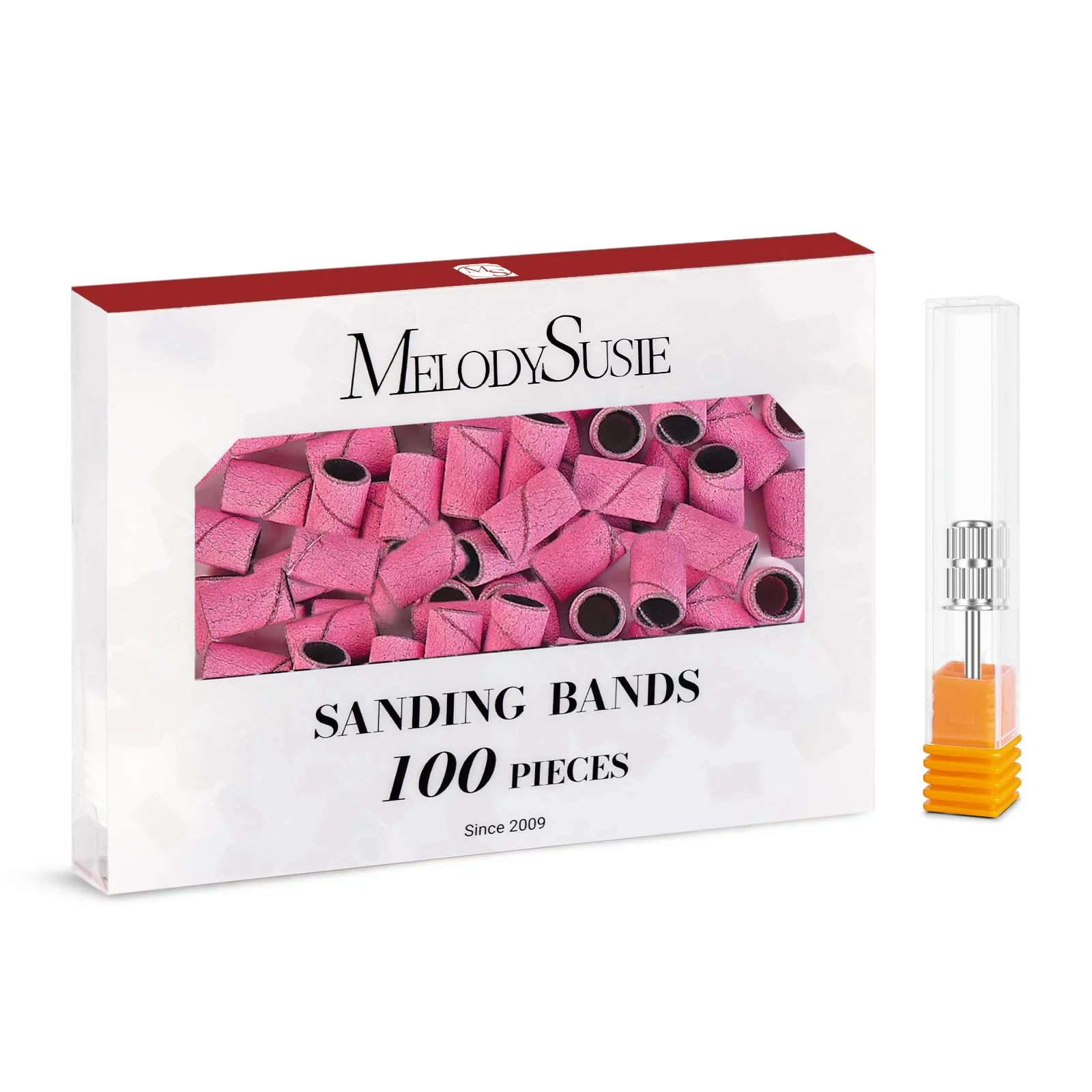 Colorful 100pcs Professional Sanding Bands With Mandrel Drill Bit - Image 23