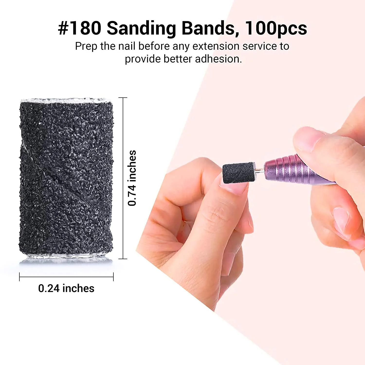 Colorful 300pcs Professional Sanding Bands - Image 5