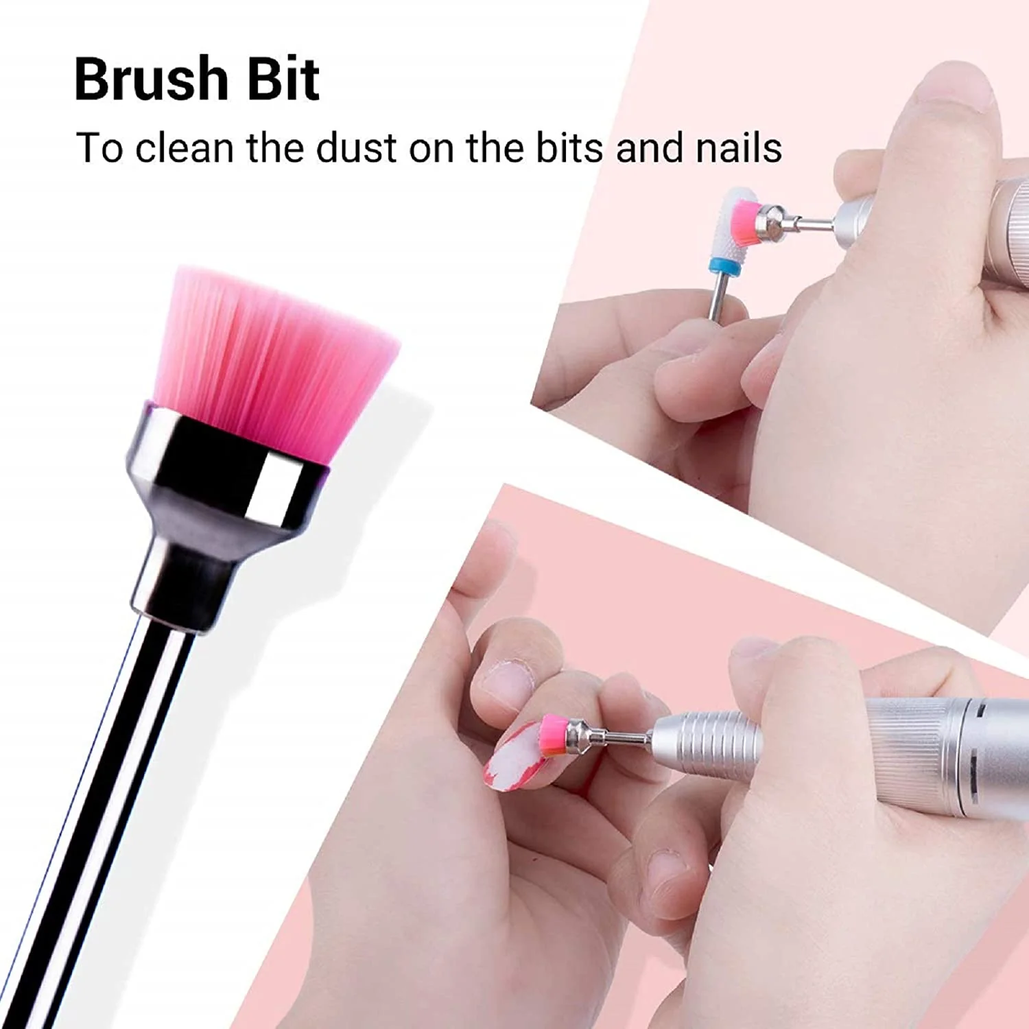 Colorful Diamond Cuticle Nail Drill Bits Set 10Pcs - Image 4