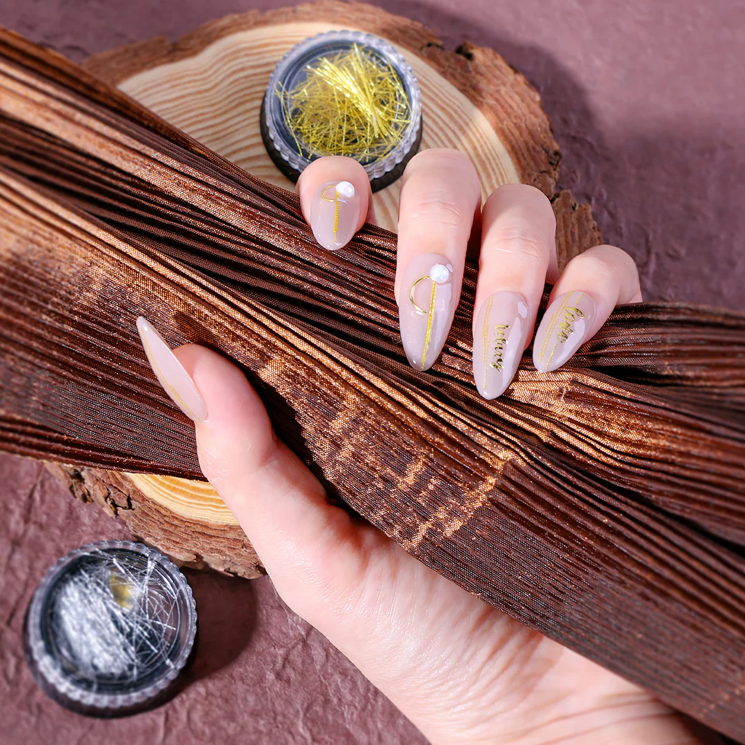 Colorful Silk Thread 3D Nail Decoration - Image 4