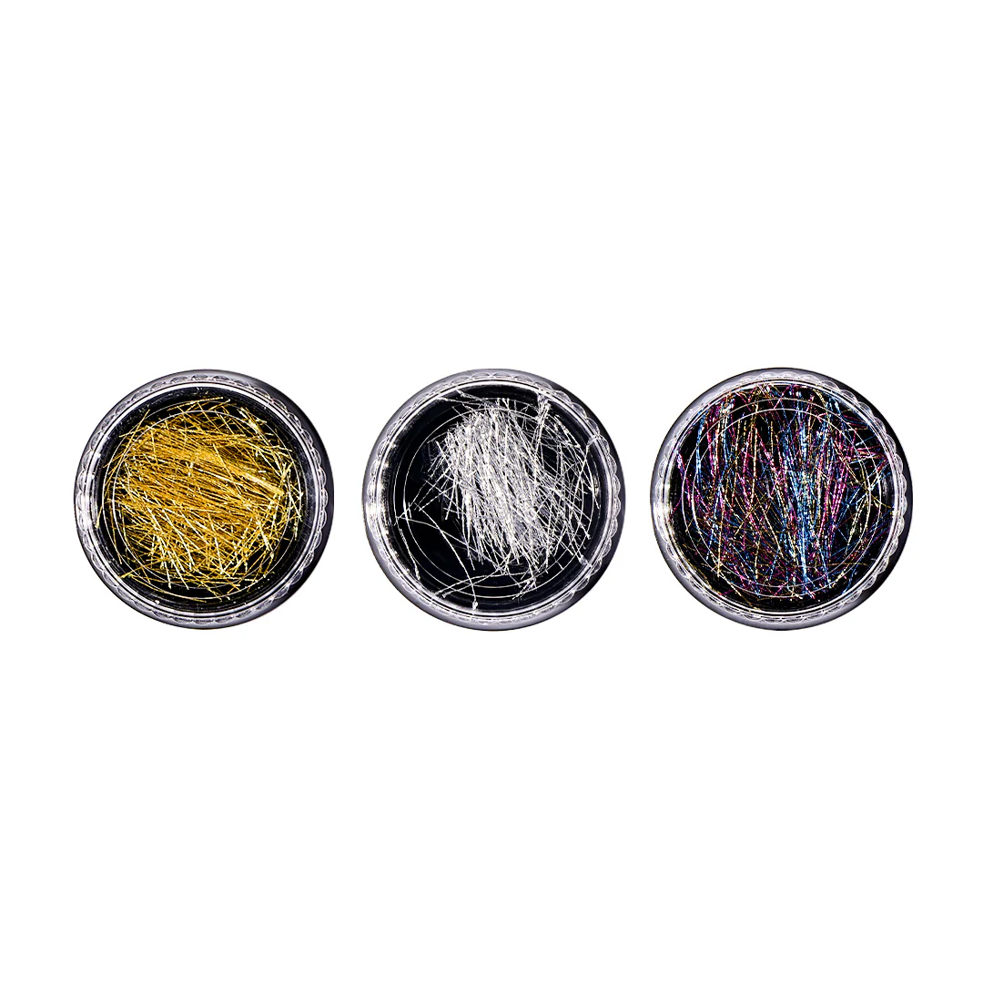 Colorful Silk Thread 3D Nail Decoration - Image 6