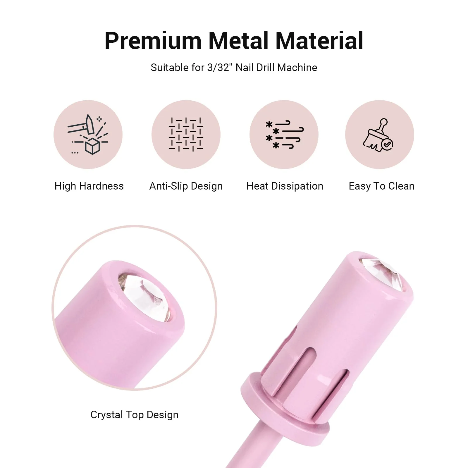 Crystal Top Barrel Shaped Mandrel Bit - Image 2
