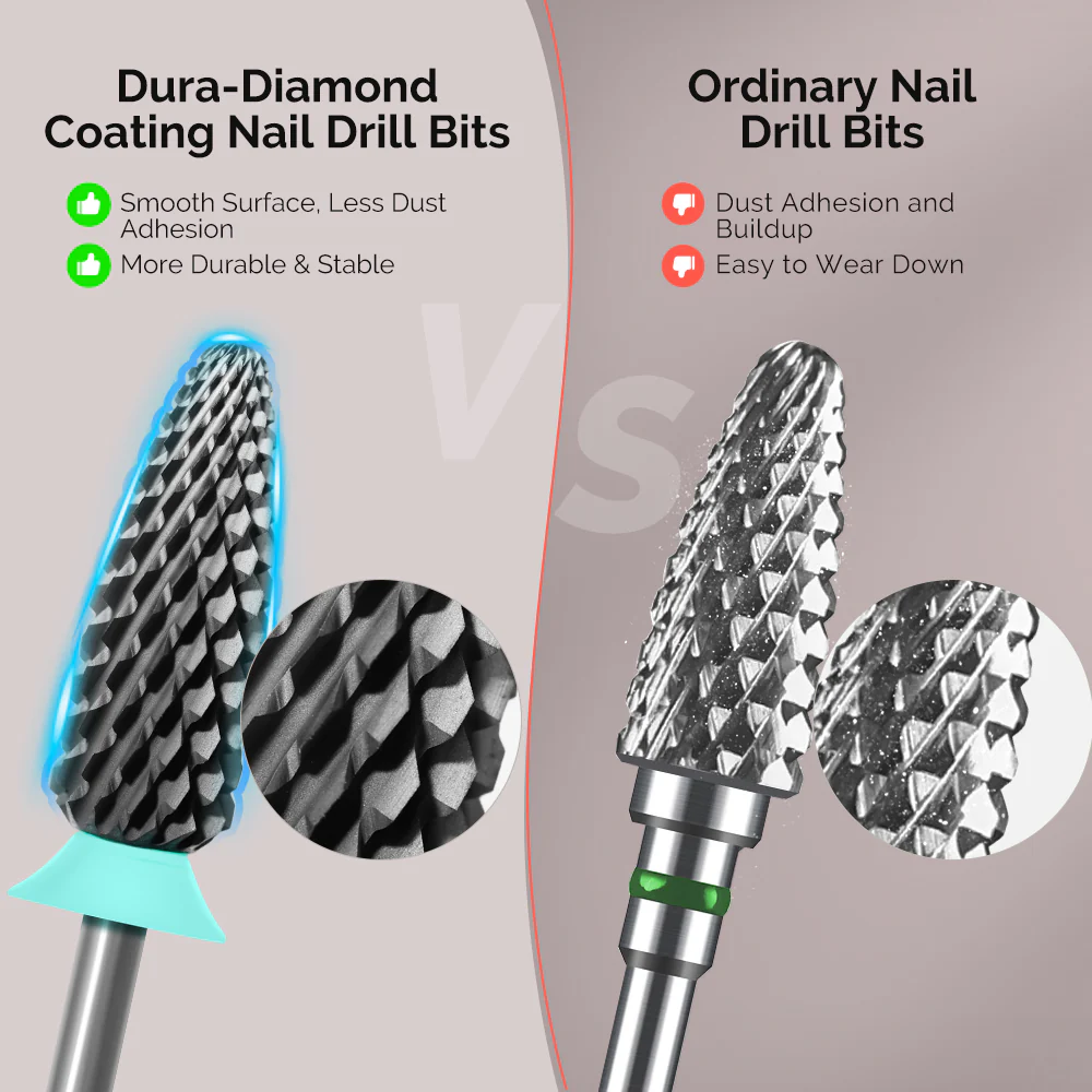 Dura-Diamond Coating Tungsten Carbide Nail Drill Bit - Image 11