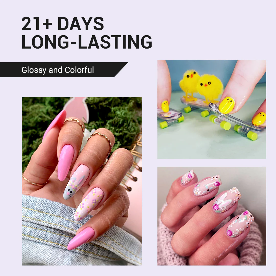 TPO-Free Faster UV Curing Gel Nail Polish 0.5 fl oz/15ml - 24 Colors - Image 3