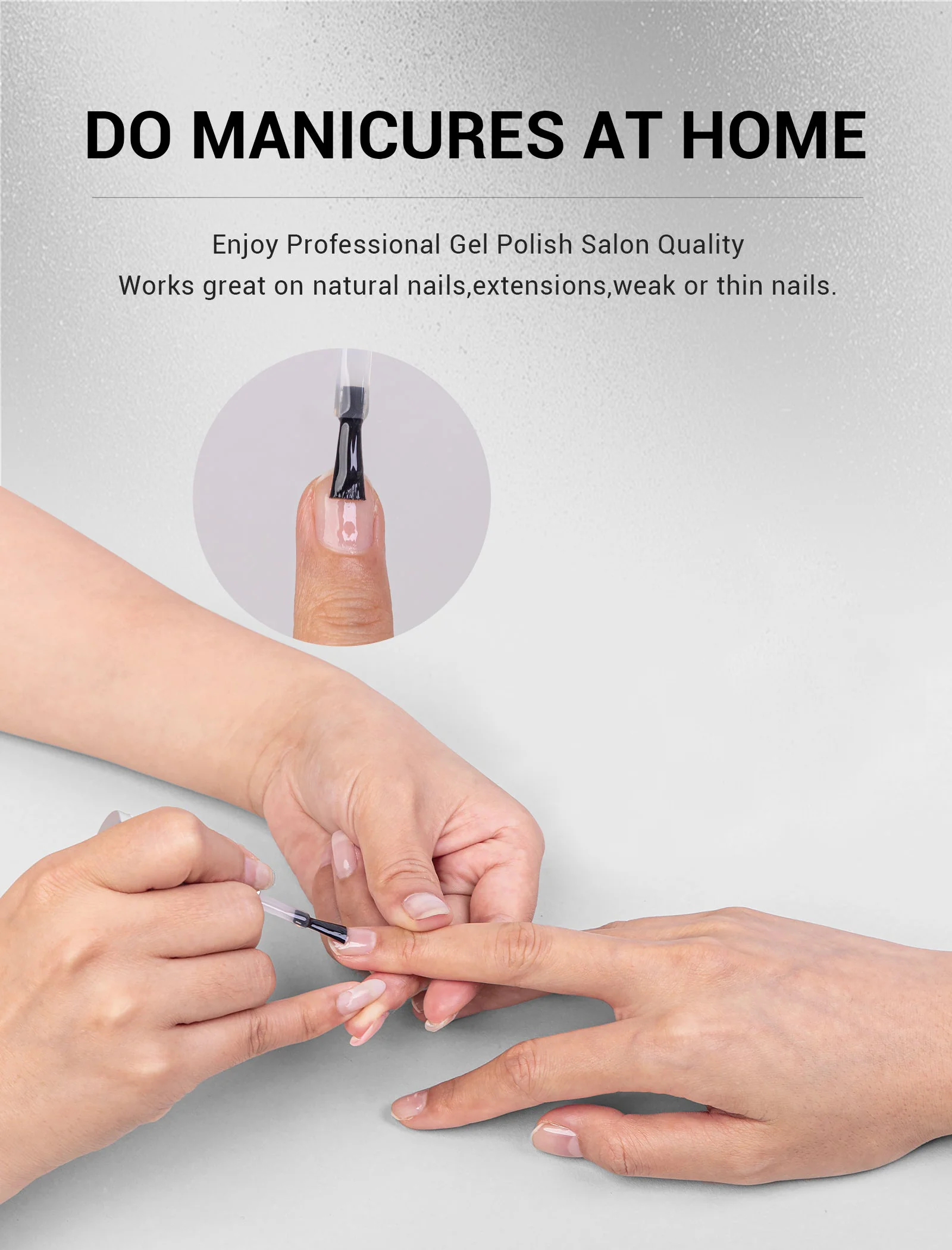 Fleurwee 15ml Top & Base Coat - HEMA-Free & HPMA-Free & TPO-Free Nail Gel Polish - Image 6