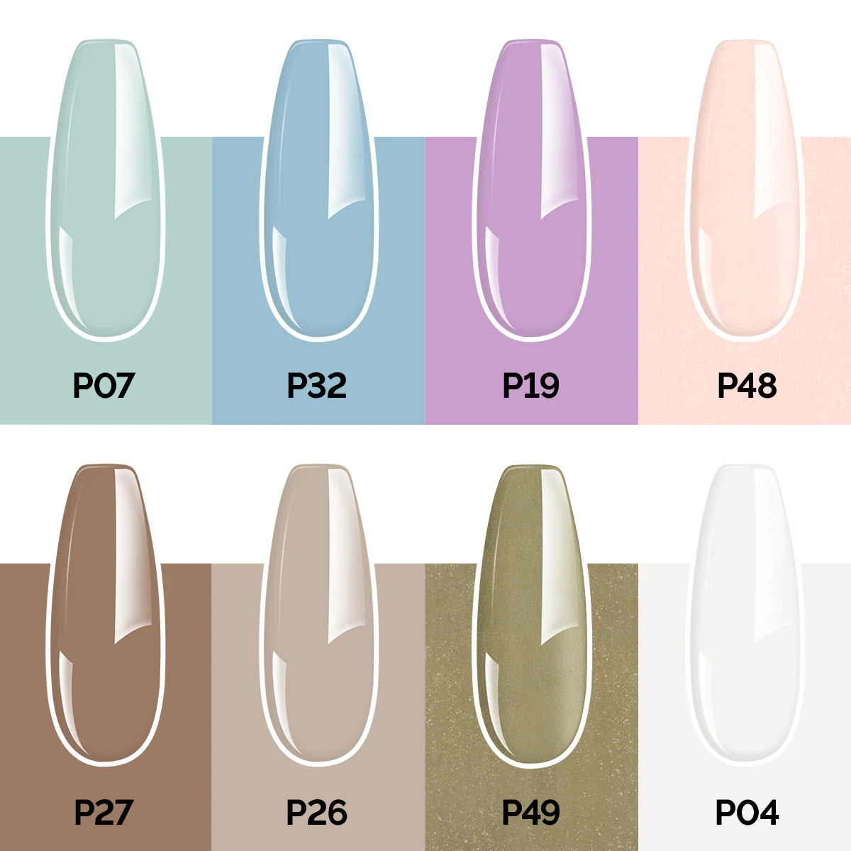 Fleurwee HEMA-Free & HPMA-Free & TPO-Free Plant-Based Floral Pathways Gel Polish Gift Box - 8 Colors - Image 2
