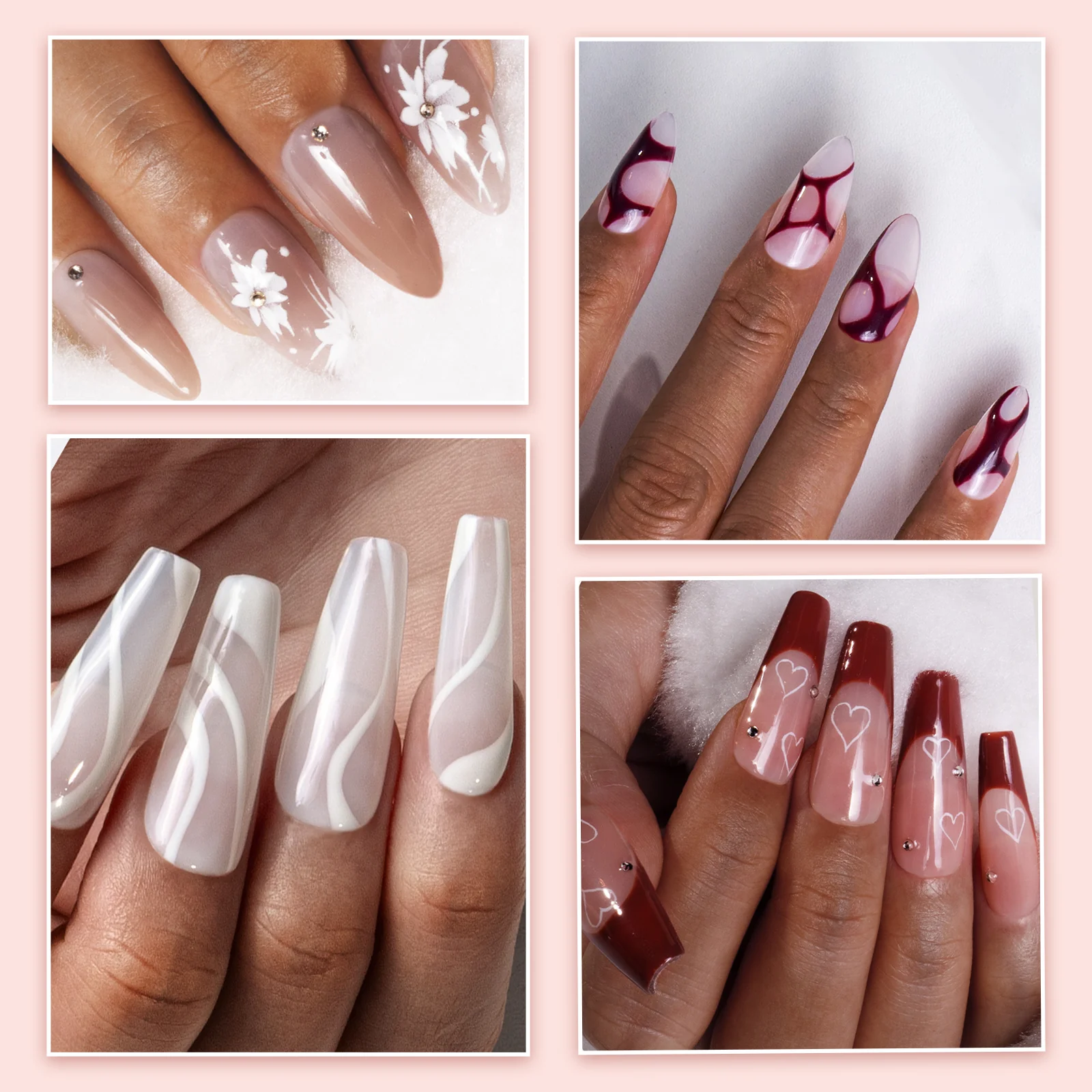 Fleurwee HEMA-Free & HPMA-Free & TPO-Free Plant-Based Floral Pathways Gel Polish Gift Box - 8 Colors - Image 5
