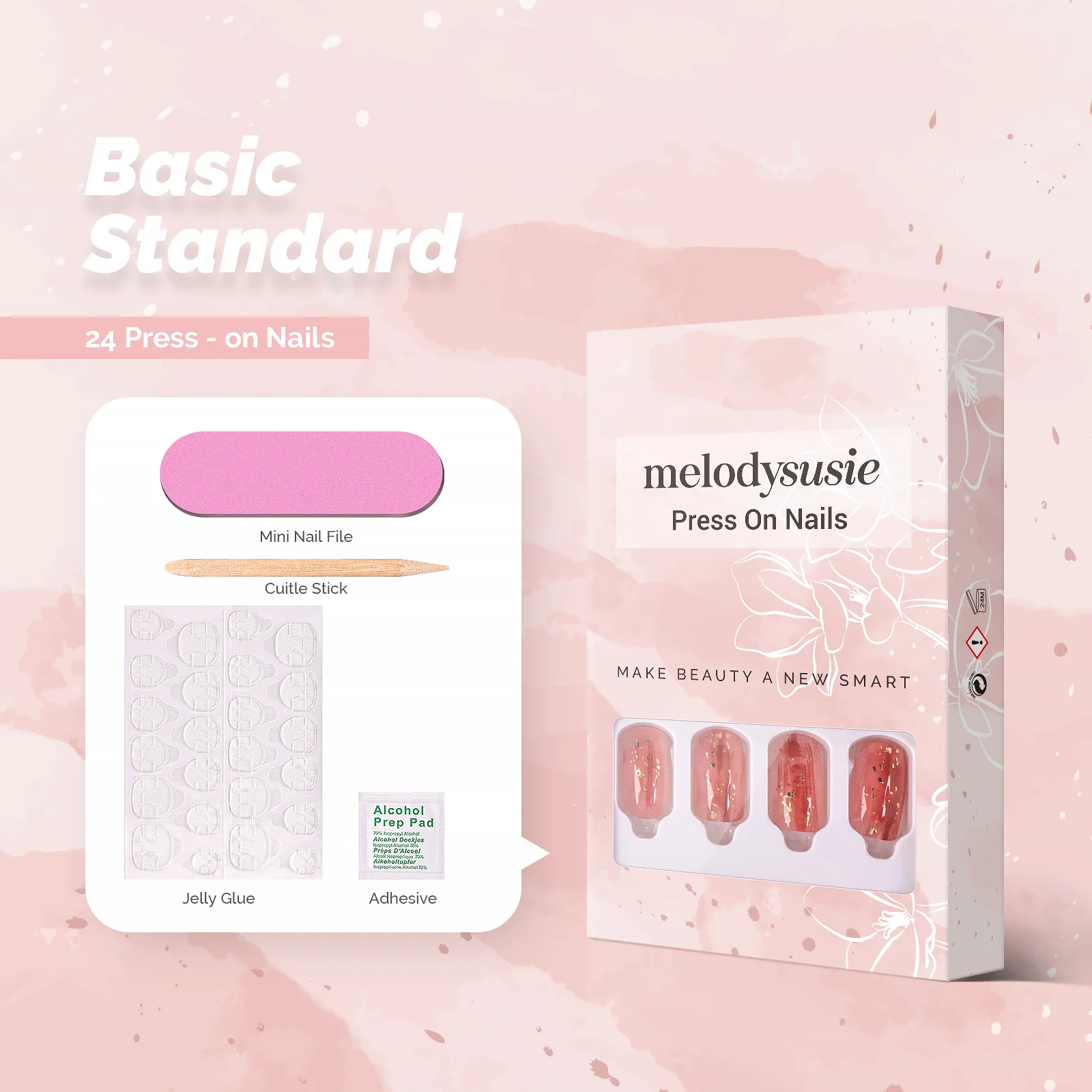 Flush Acrylic Press On Nails Kits - Image 3