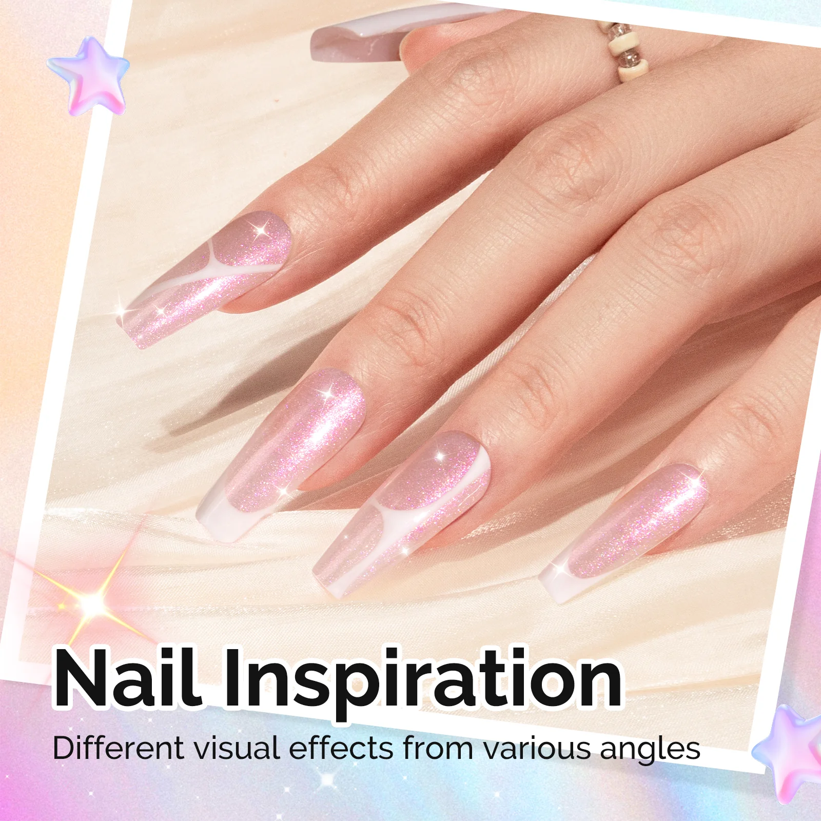 G2607 Shimmer Pearl Pink - TPO-Free Thick Gel Nail Polish(15ml) - Image 3