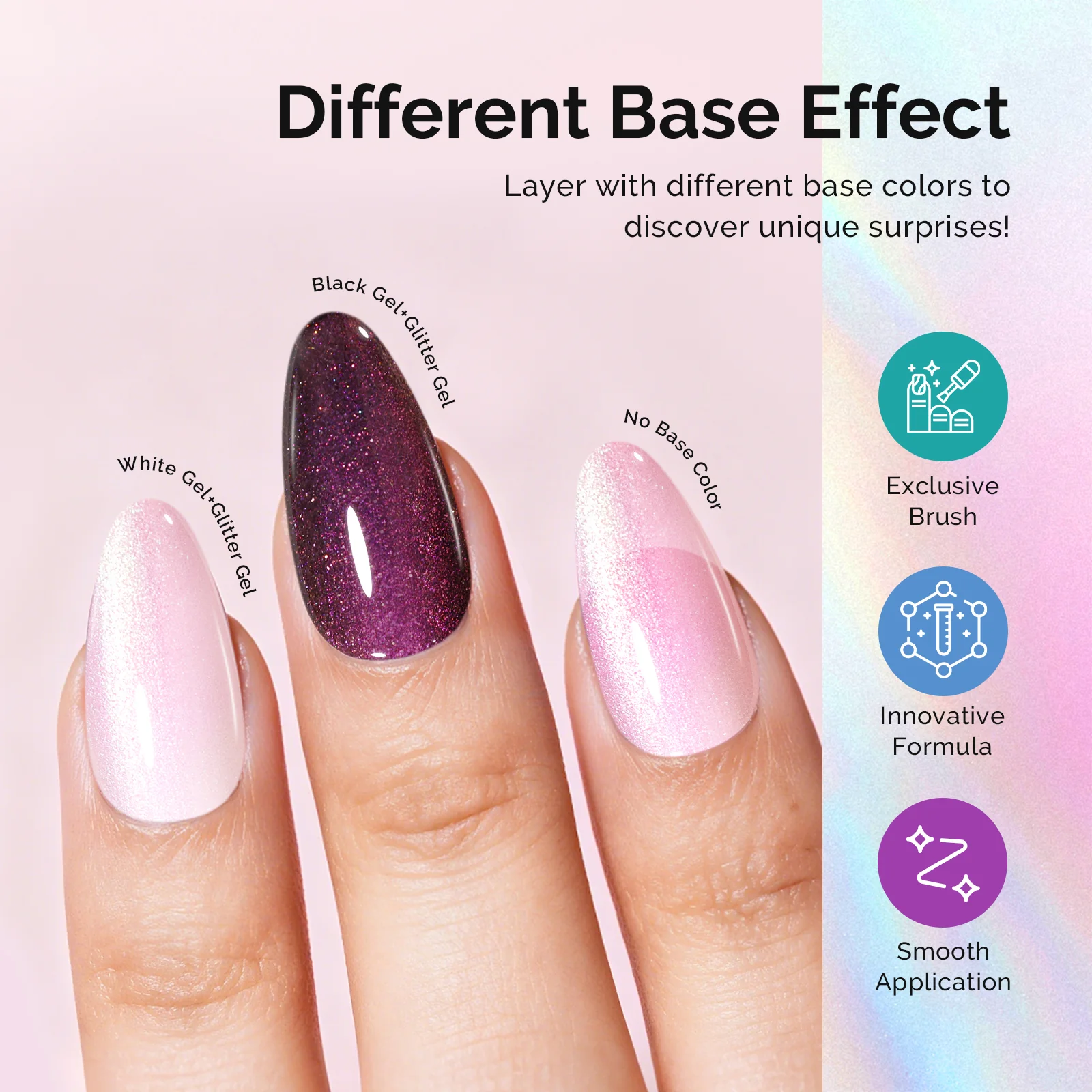 G2607 Shimmer Pearl Pink - TPO-Free Thick Gel Nail Polish(15ml) - Image 5