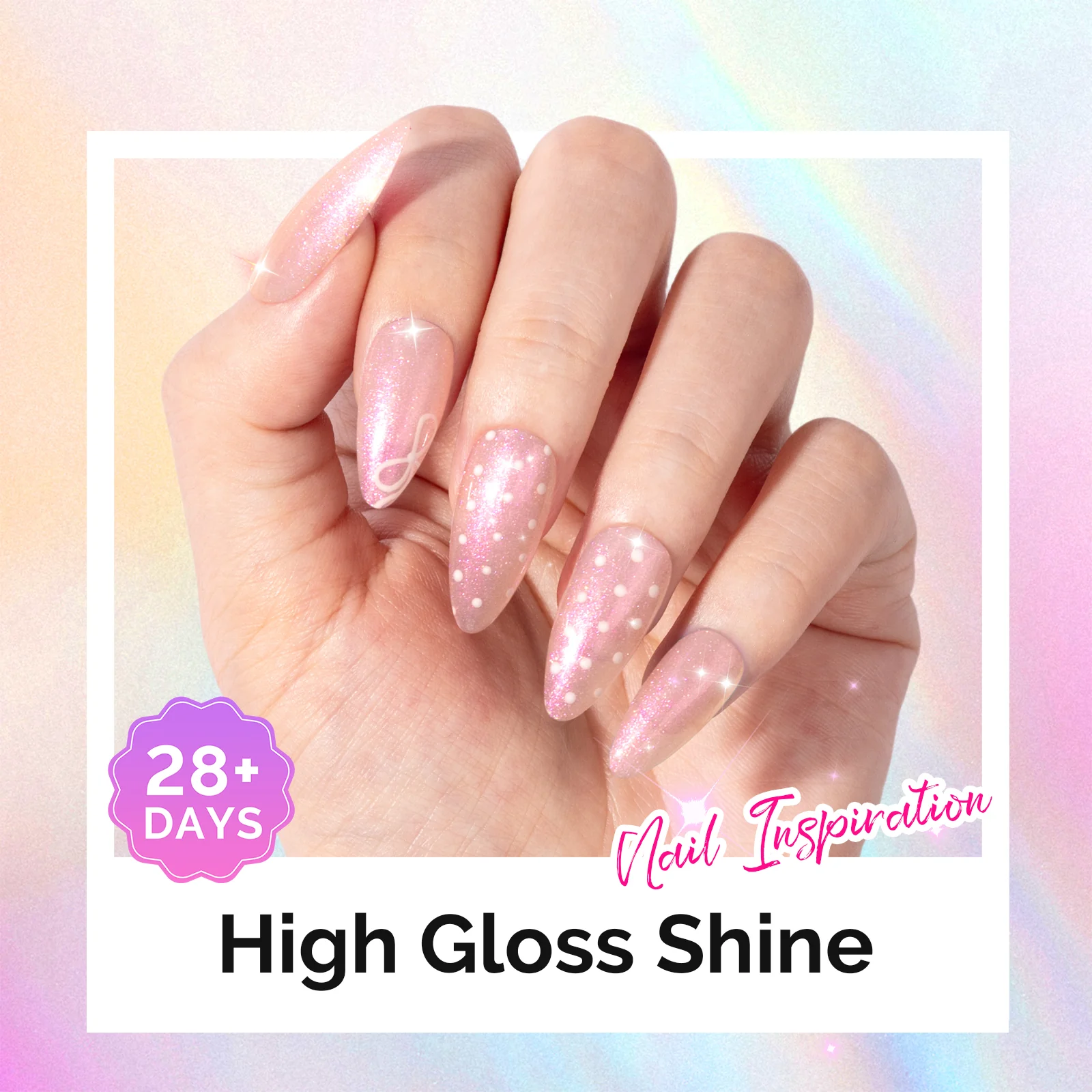G2607 Shimmer Pearl Pink - TPO-Free Thick Gel Nail Polish(15ml) - Image 6