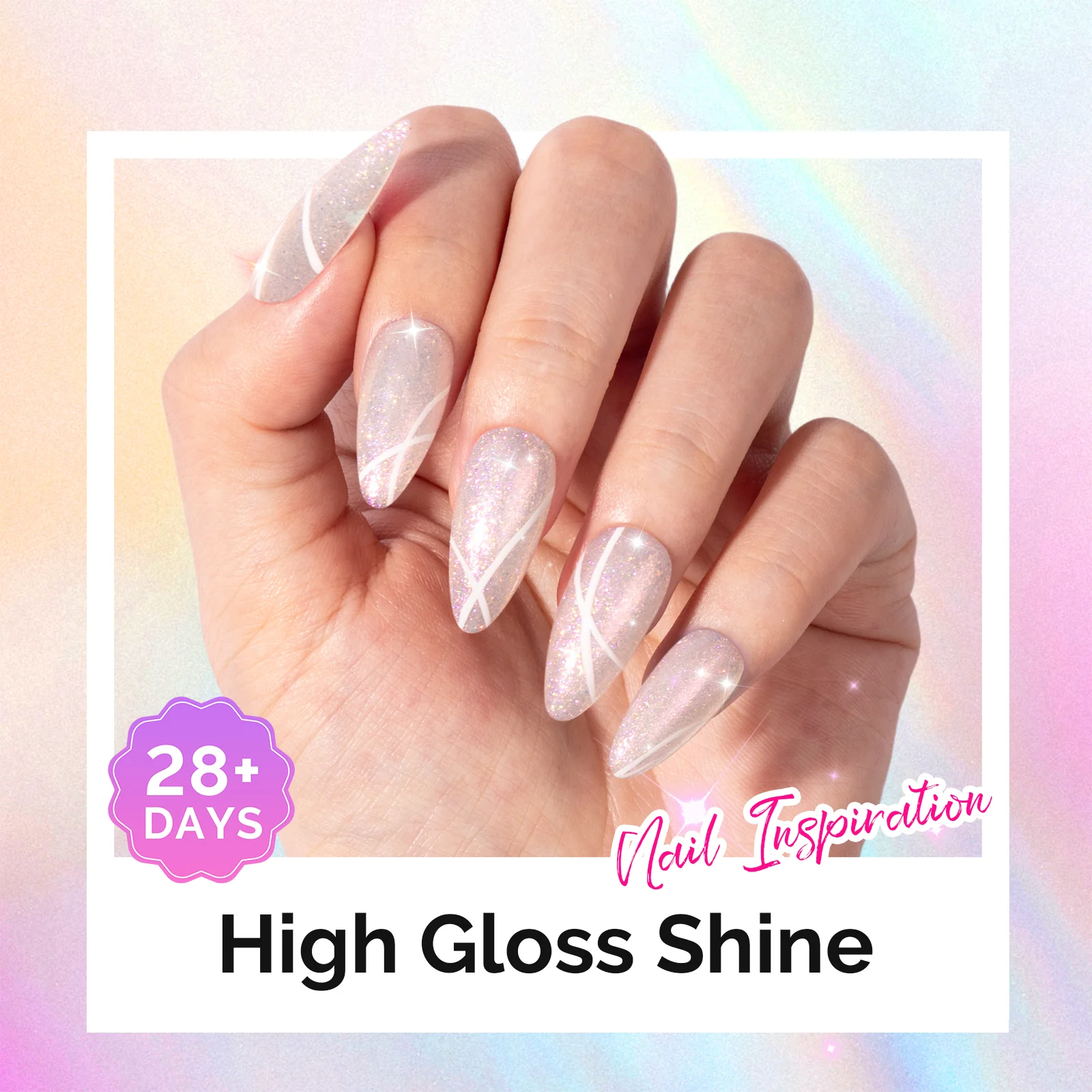 G2608 Shimmer Aurora Yellow Pink - TPO-Free Thick Gel Nail Polish(15ml) - Image 6
