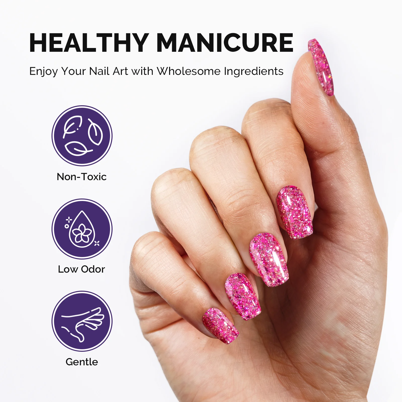 Galaliver Glitter Gel Nail Polish Set - 12 Colors - Image 5