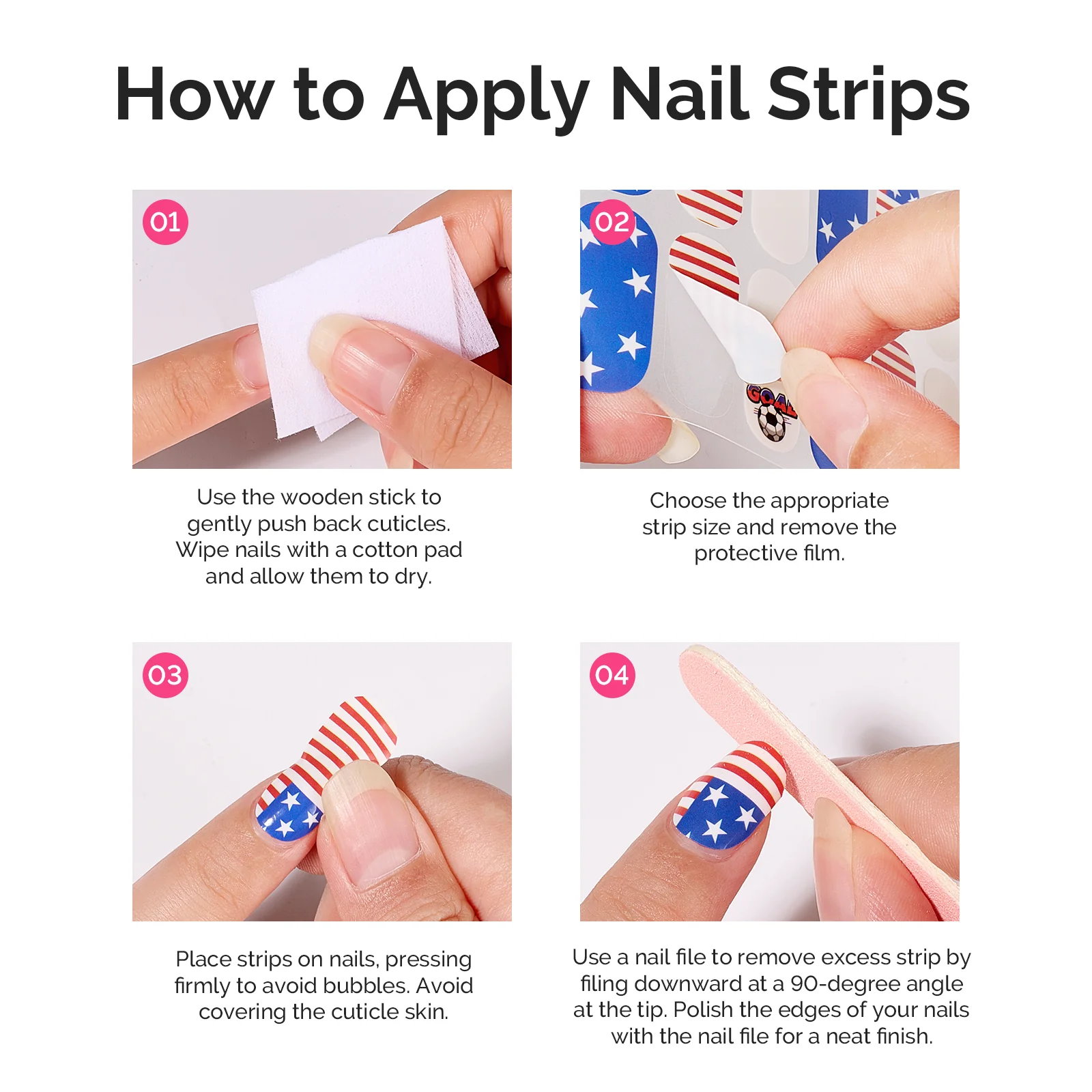 Gameday FanGlow Kit with World Cup Soccer Flag Nail Strips & Face Temporary Tattoos - Image 7