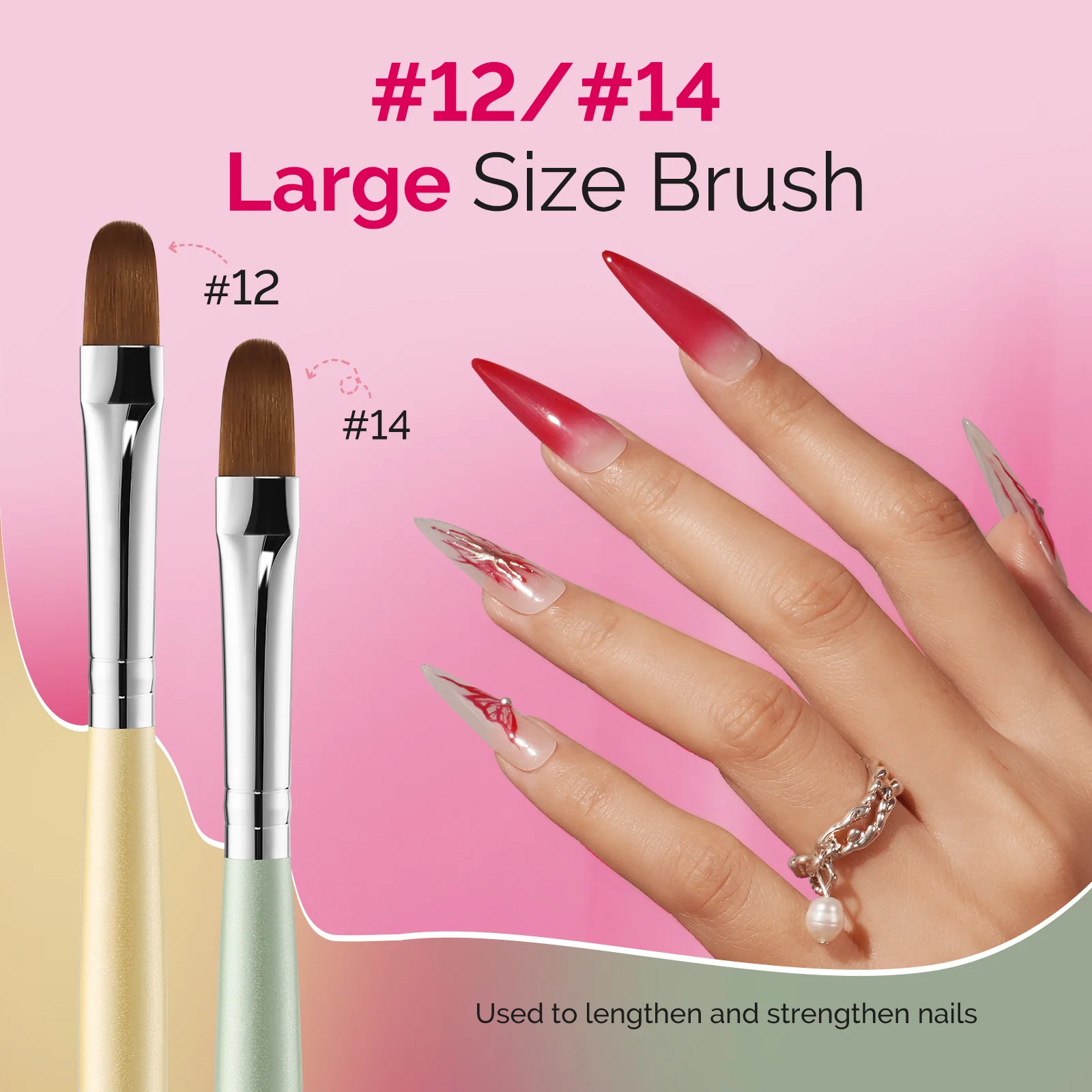 Gel Nail Art Brush 7Pcs - Image 6